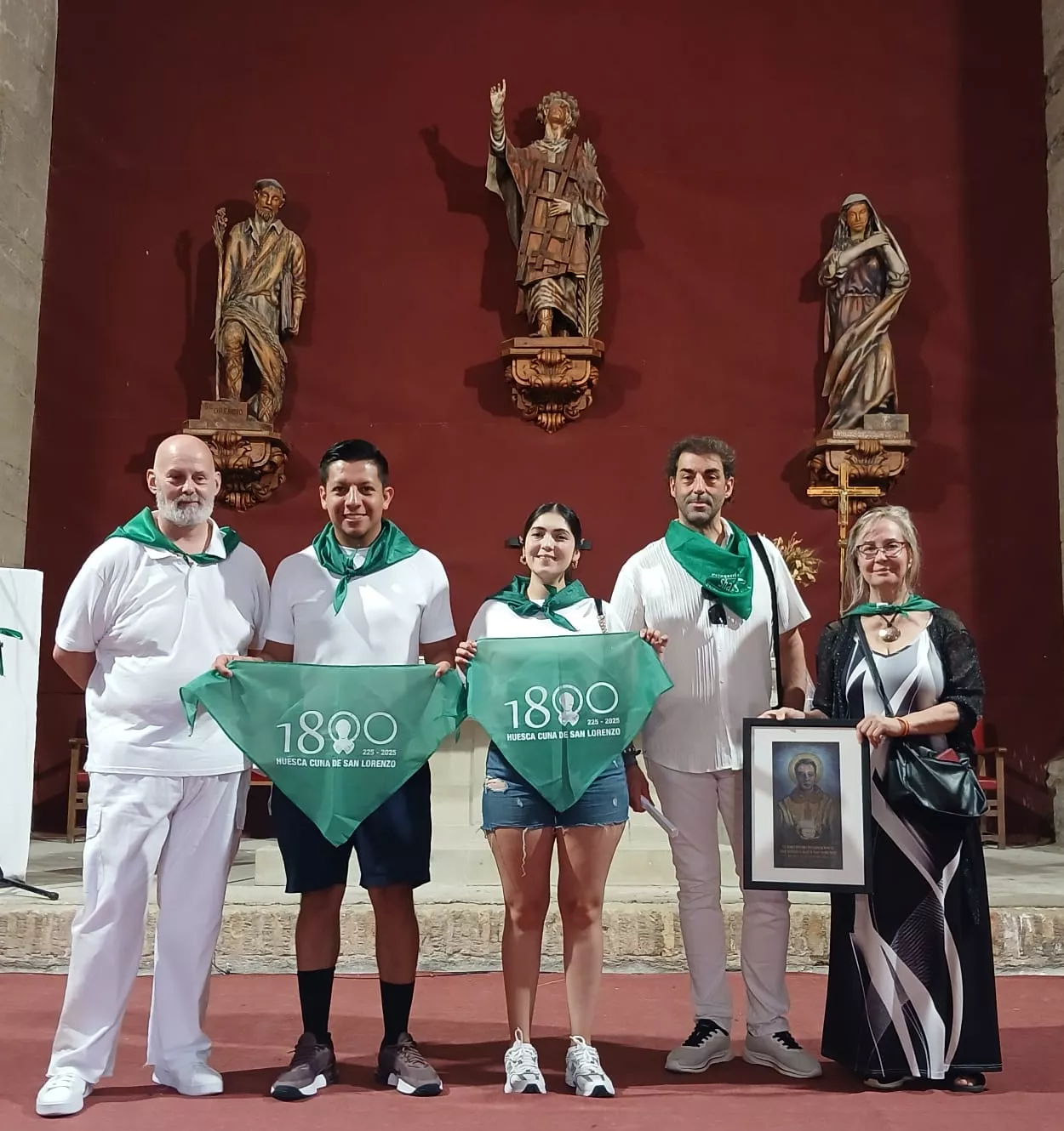 Huesca Cuna de San Lorenzo en las fiestas oscenses