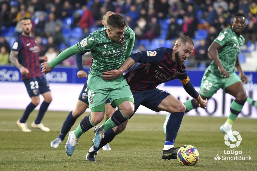 Partido Huesca Levante. Foto La Liga 