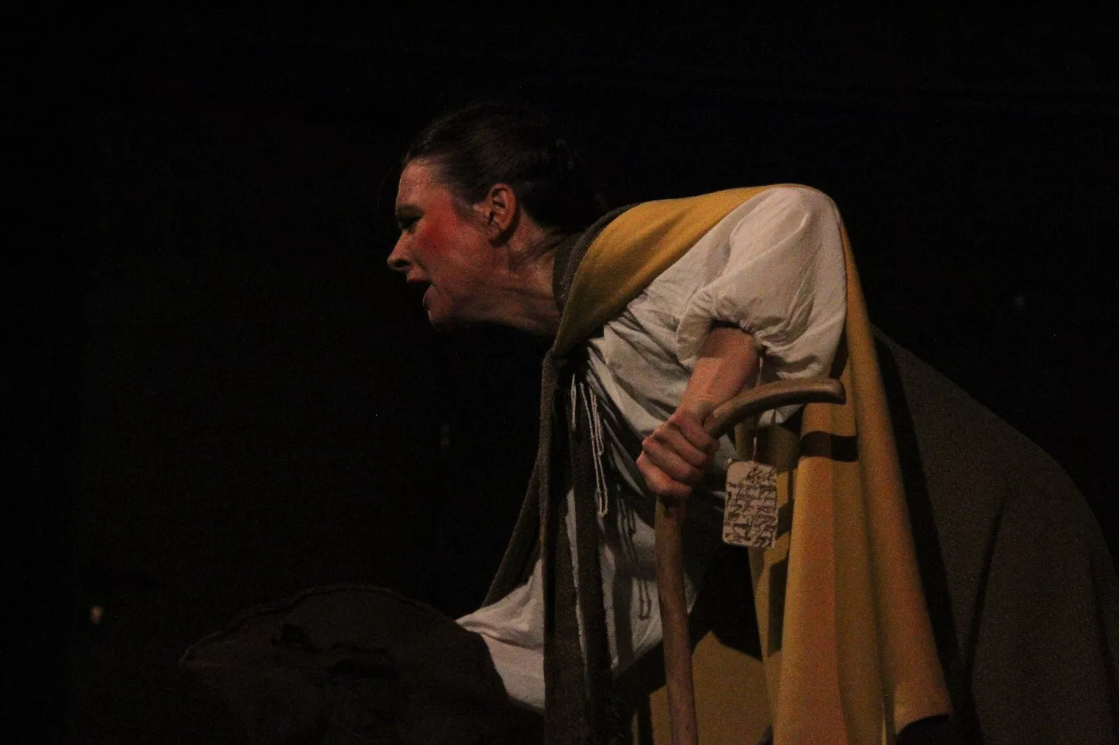 Aida Santos-Allely en el Corral de Comedias de Robres. Foto Carlos Neofato