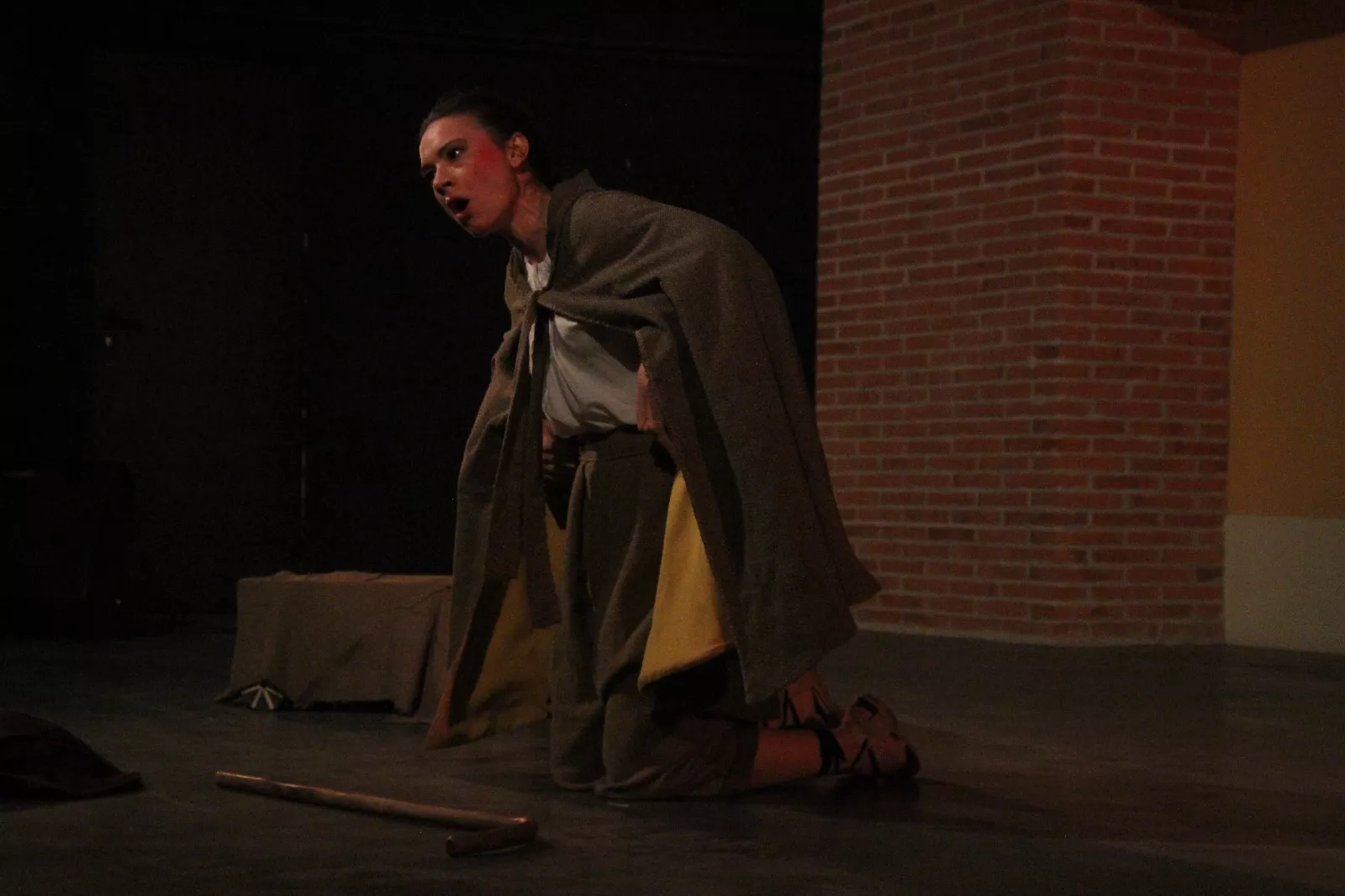 Aida Santos-Allely en el Corral de Comedias de Robres. Foto Carlos Neofato