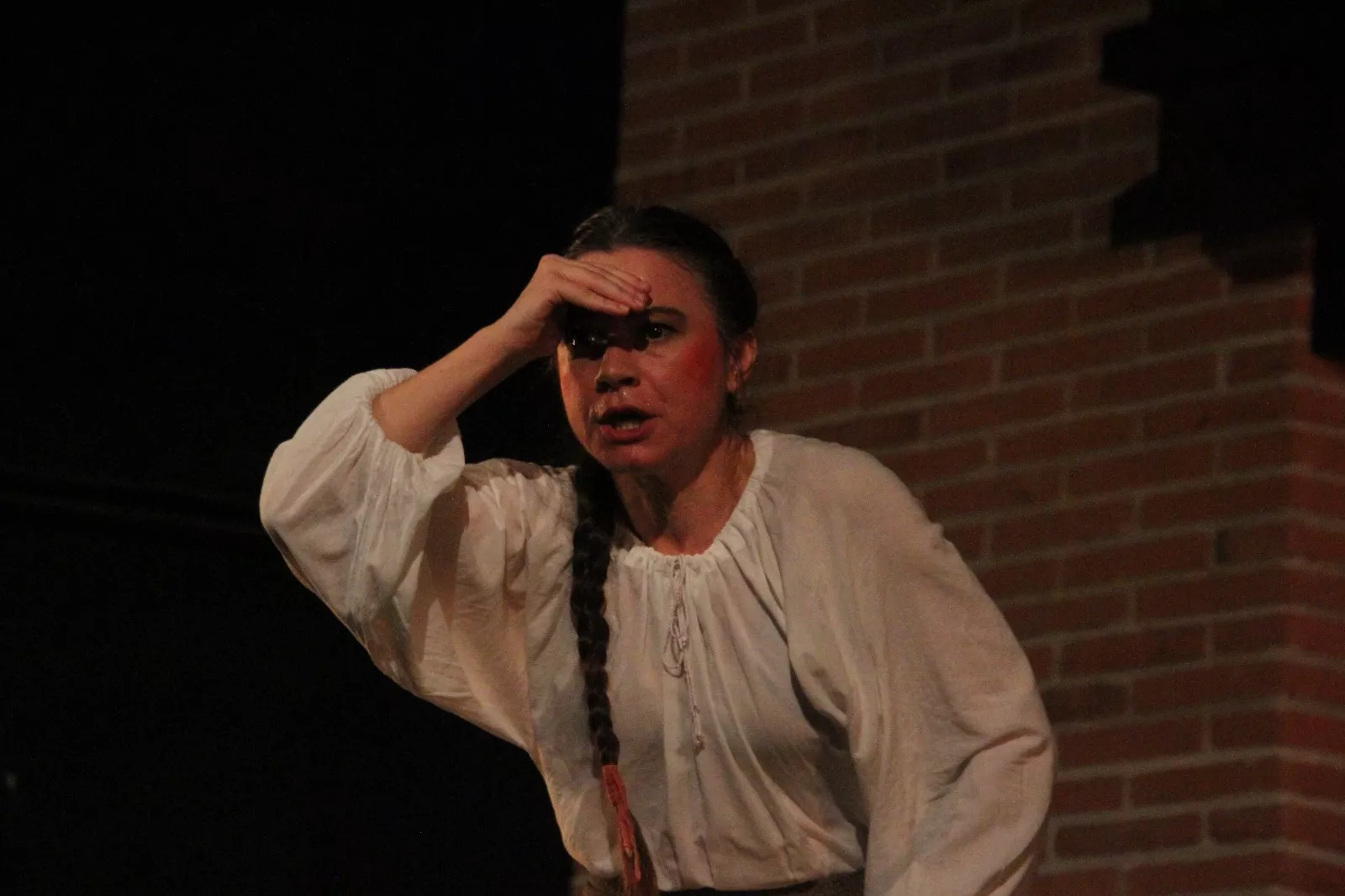 Aida Santos-Allely en el Corral de Comedias de Robres. Foto Carlos Neofato