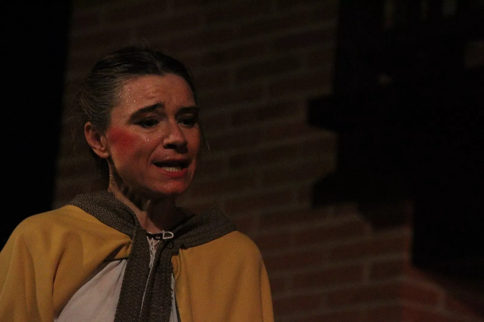 Aida Santos-Allely en el Corral de Comedias de Robres. Foto Carlos Neofato