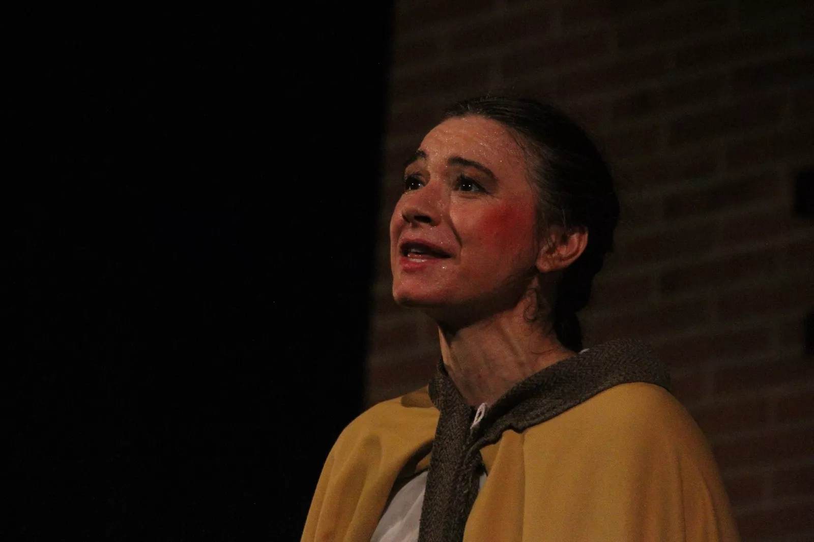 Aida Santos-Allely en el Corral de Comedias de Robres. Foto Carlos Neofato