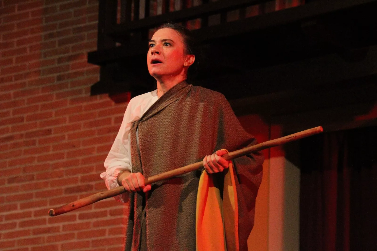 Aida Santos-Allely en el Corral de Comedias de Robres. Foto Carlos Neofato