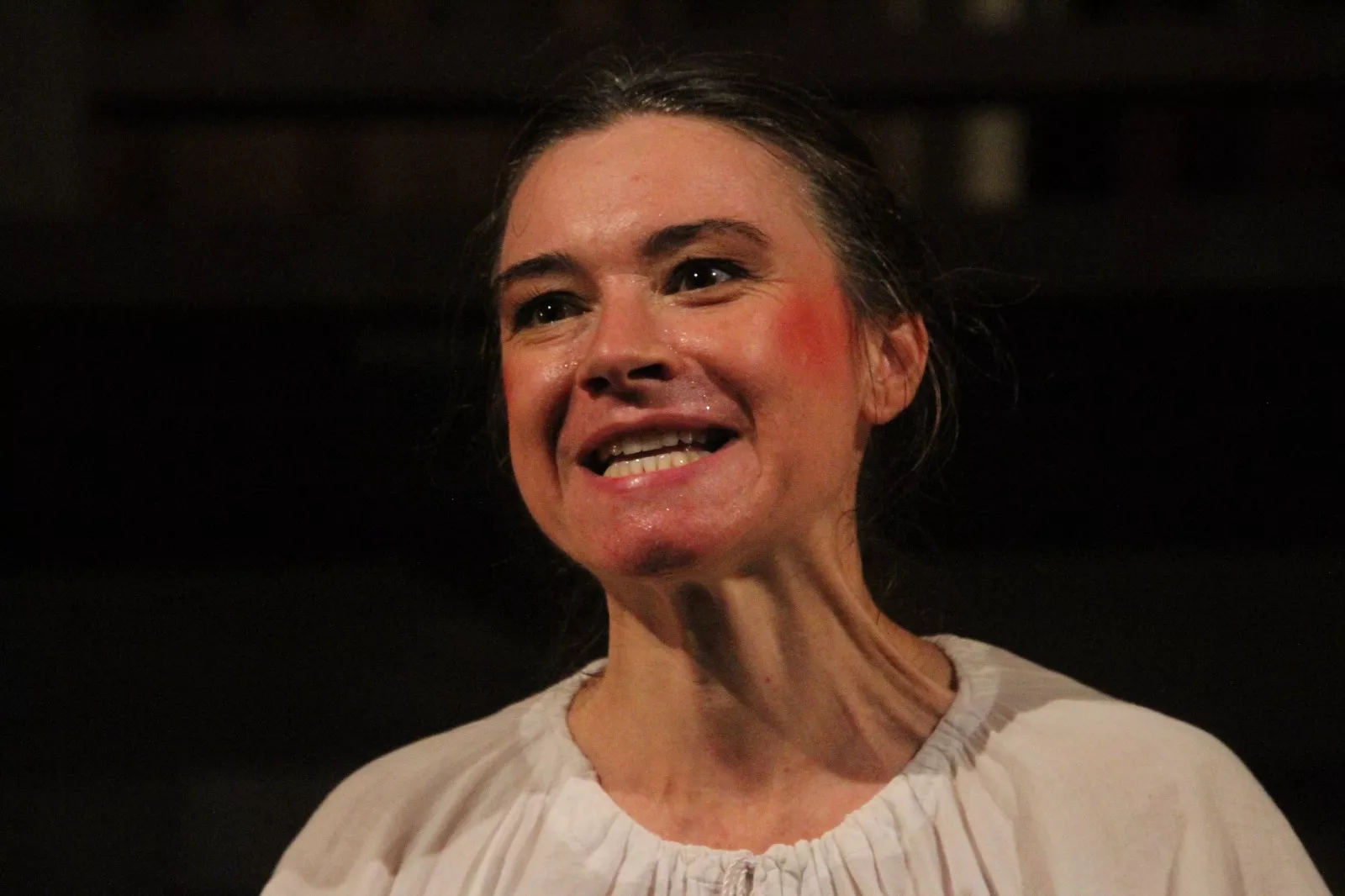 Aida Santos-Allely en el Corral de Comedias de Robres. Foto Carlos Neofato