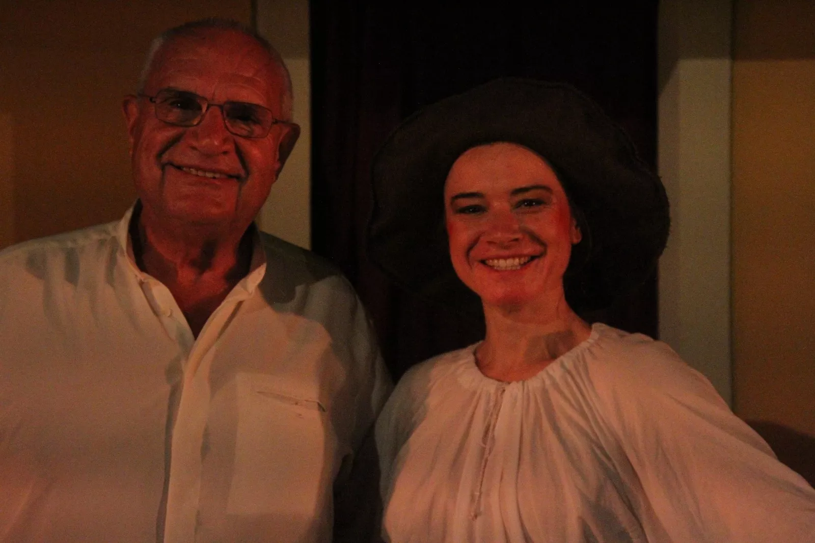 Aida Santos-Allely en el Corral de Comedias de Robres. Foto Carlos Neofato