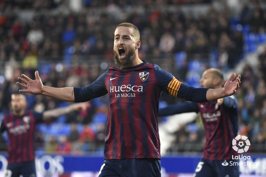 Partido Huesca Levante. Foto La Liga 