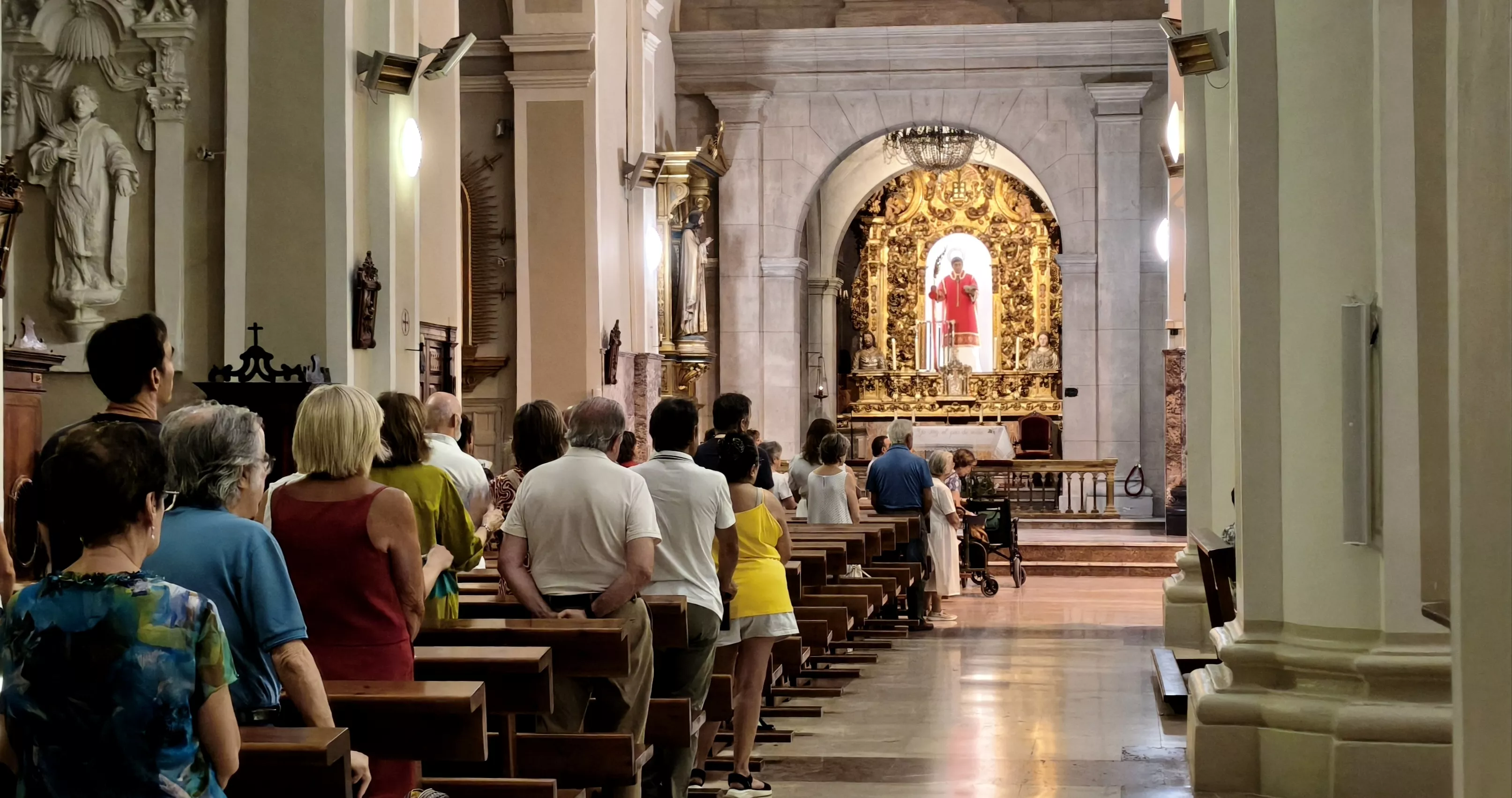  Eucaristía y canto de las Completas en la Octava de San Lorenzo. Foto María José Sampietro