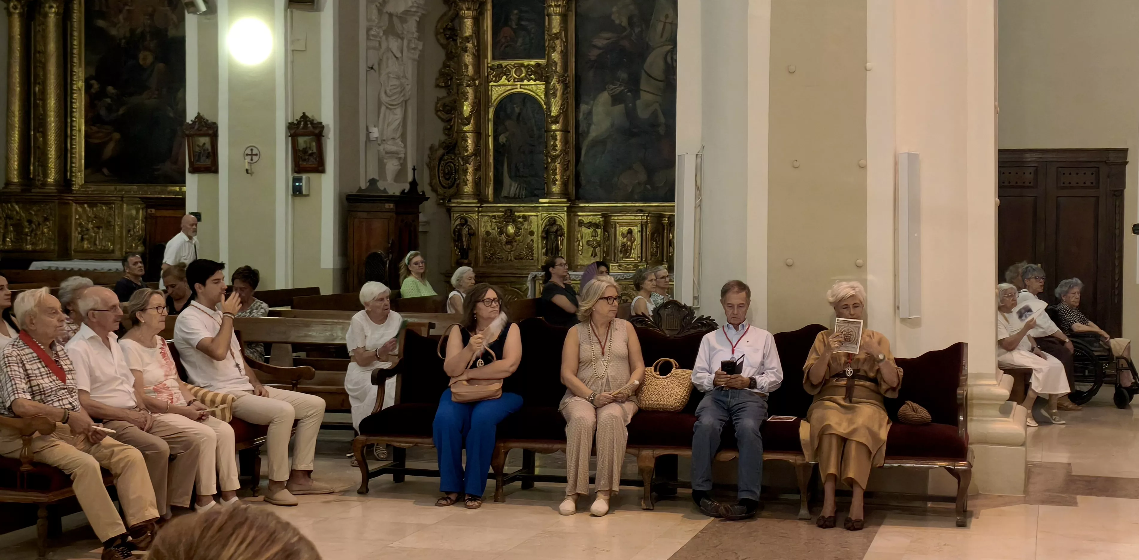  Eucaristía y canto de las Completas en la Octava de San Lorenzo. Foto María José Sampietro