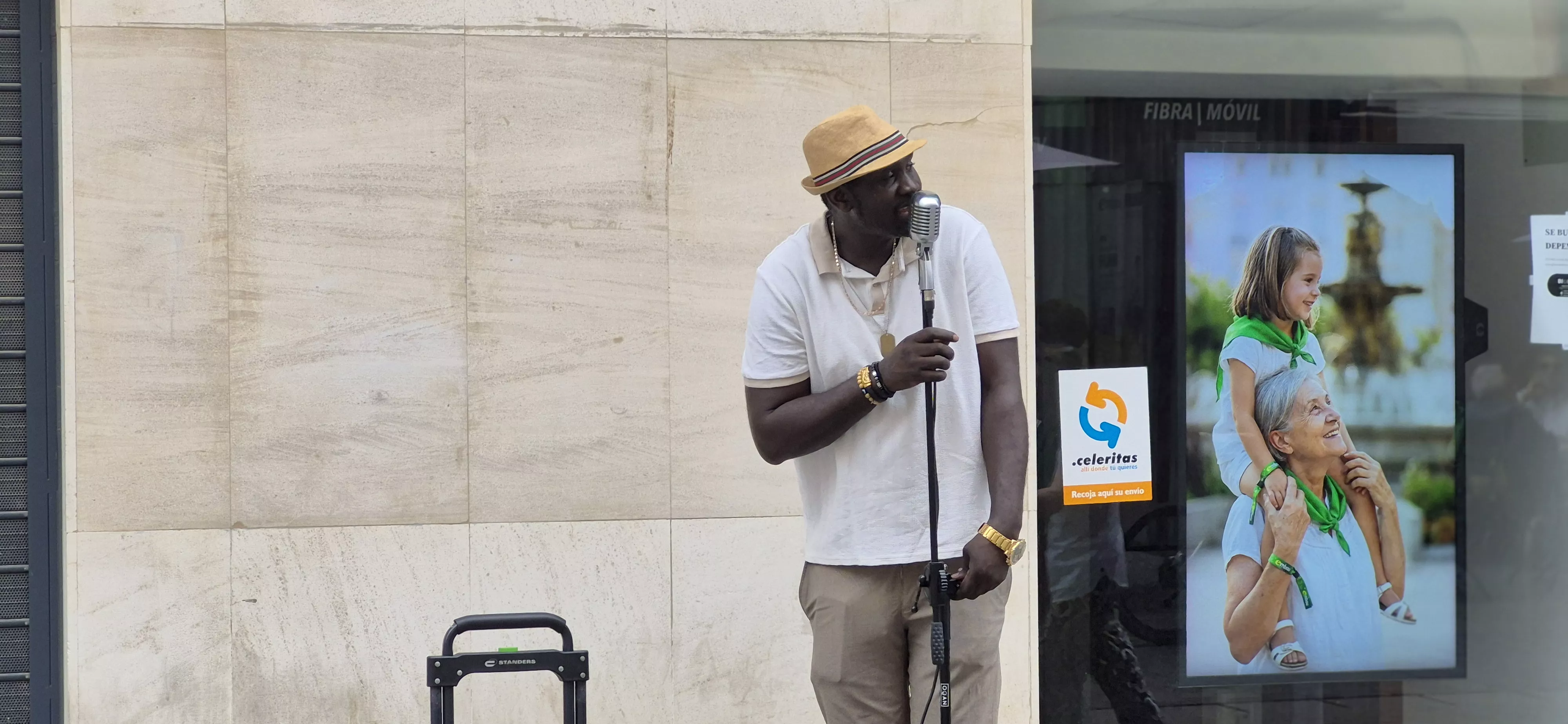 Mamadou Sall, "Big Moon", en San Lorenzo. Foto Myriam Martínez