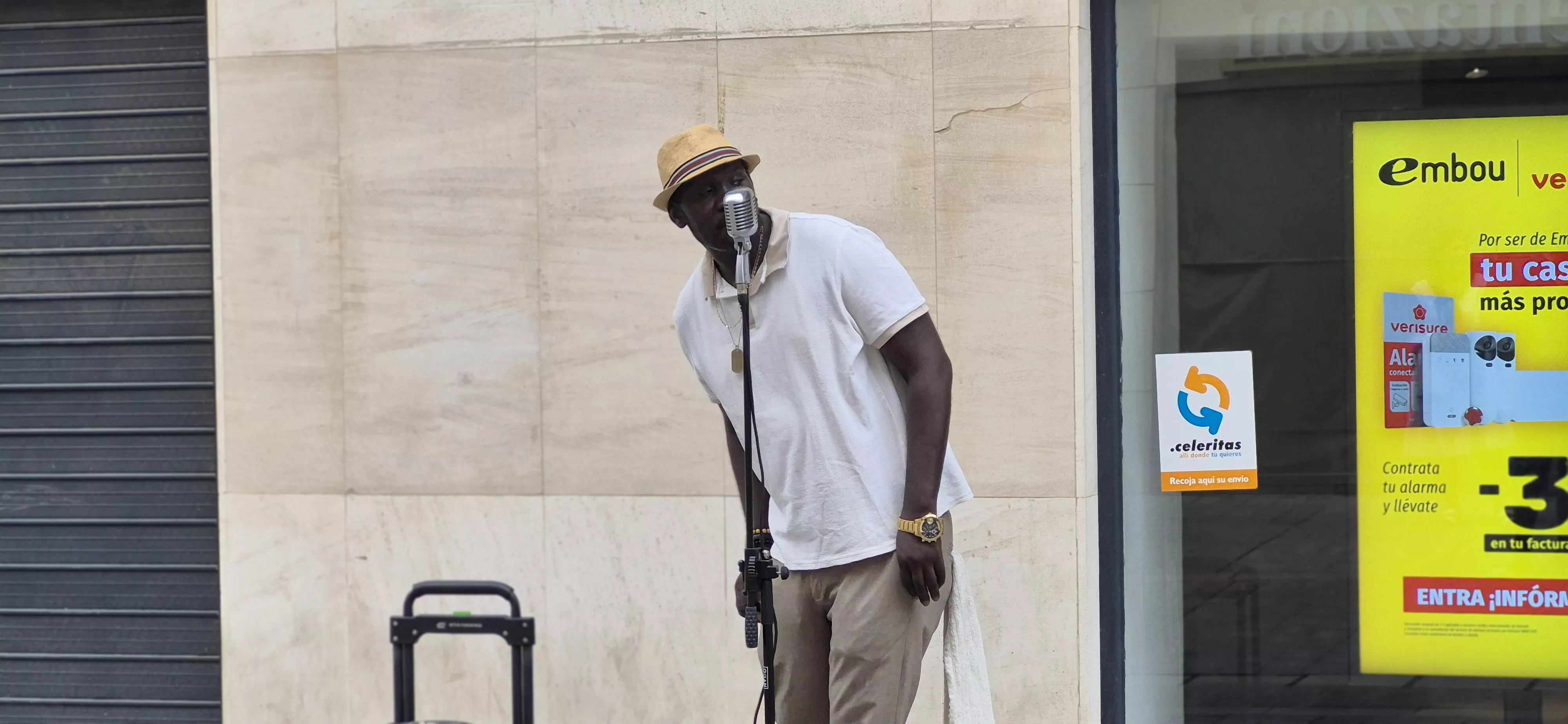 Mamadou Sall, "Big Moon", en San Lorenzo. Foto Myriam Martínez