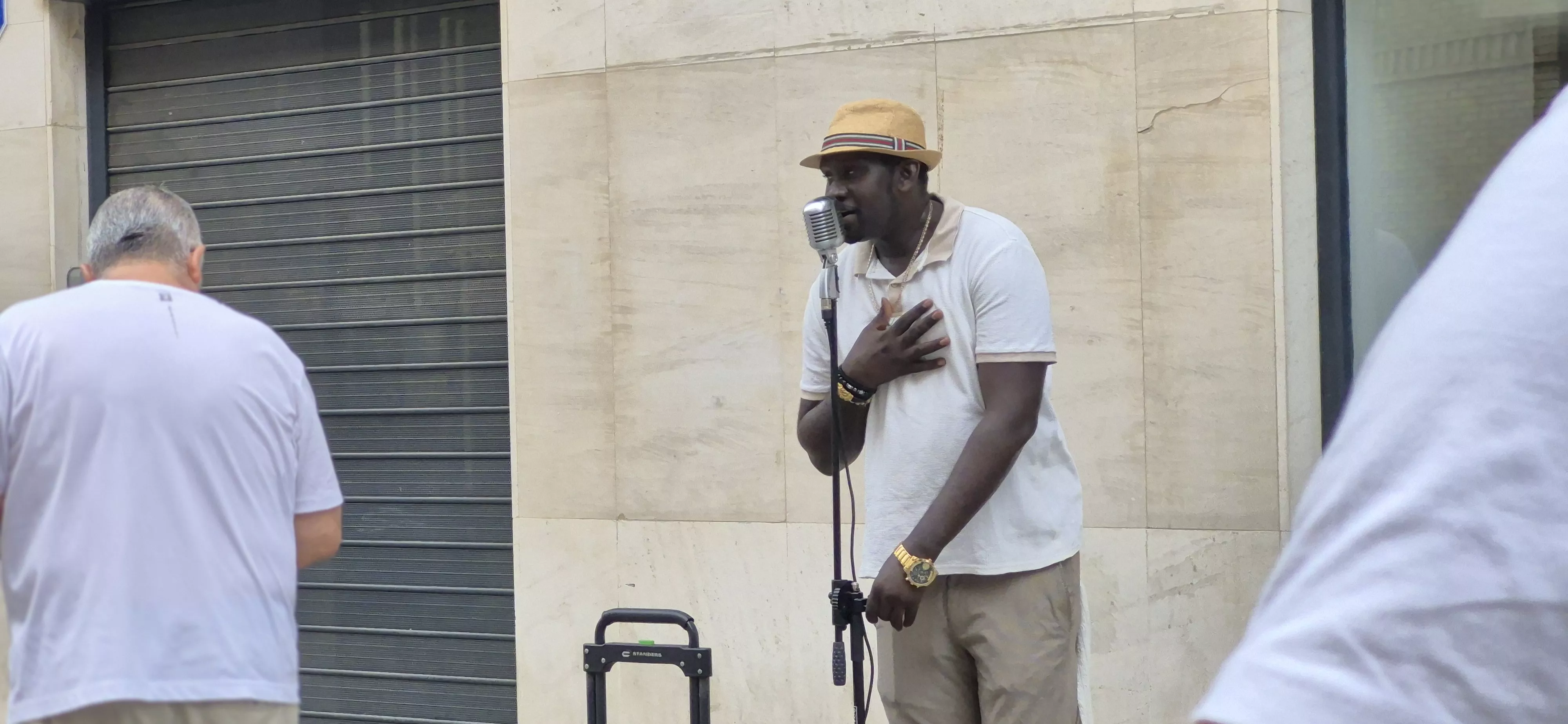 Mamadou Sall, "Big Moon", en San Lorenzo. Foto Myriam Martínez