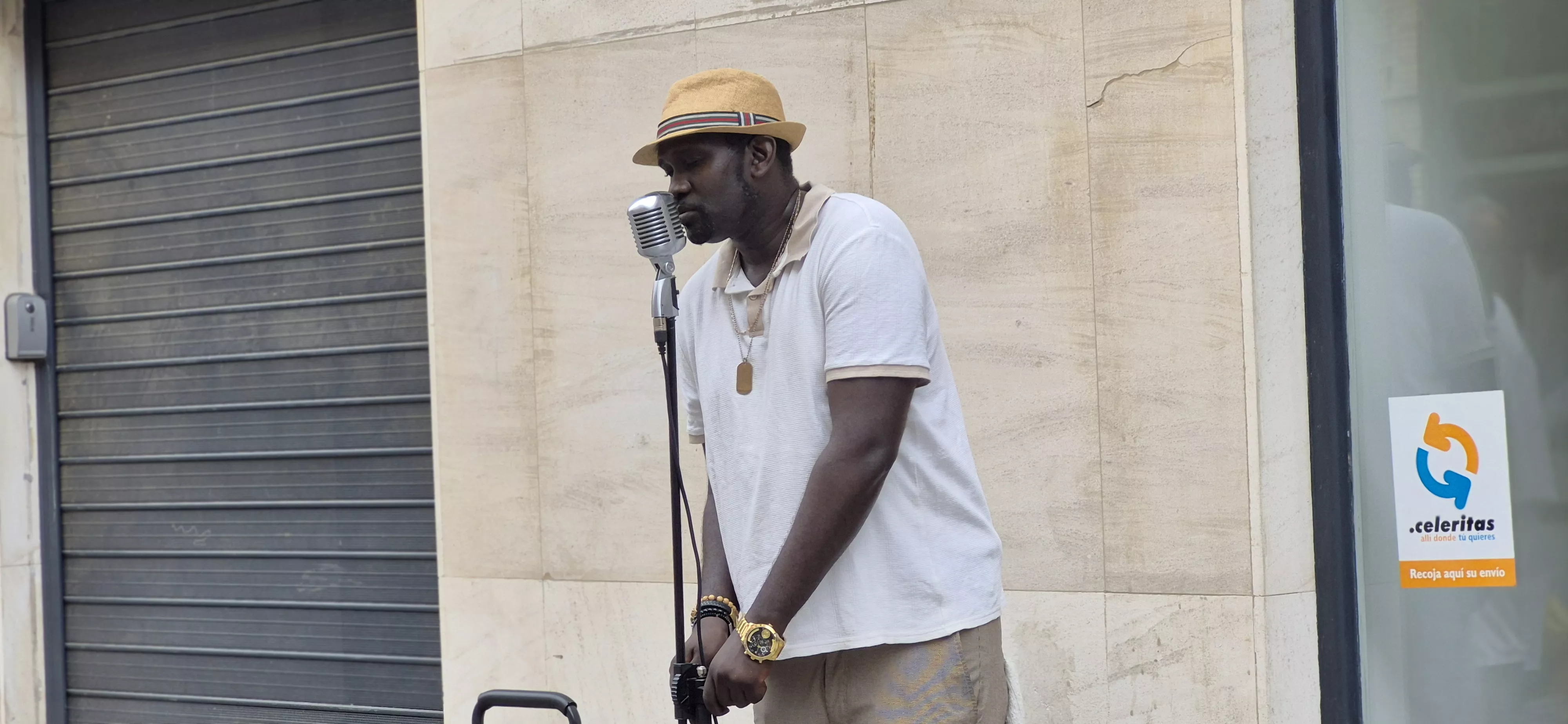 Mamadou Sall, "Big Moon", en San Lorenzo. Foto Myriam Martínez