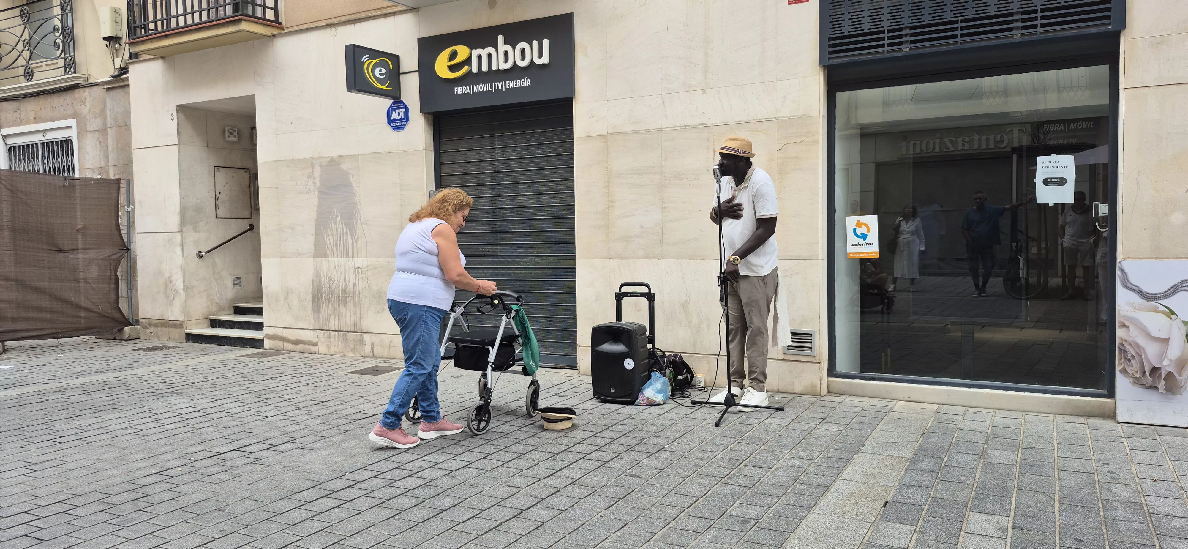 Mamadou Sall, "Big Moon", en San Lorenzo. Foto Myriam Martínez