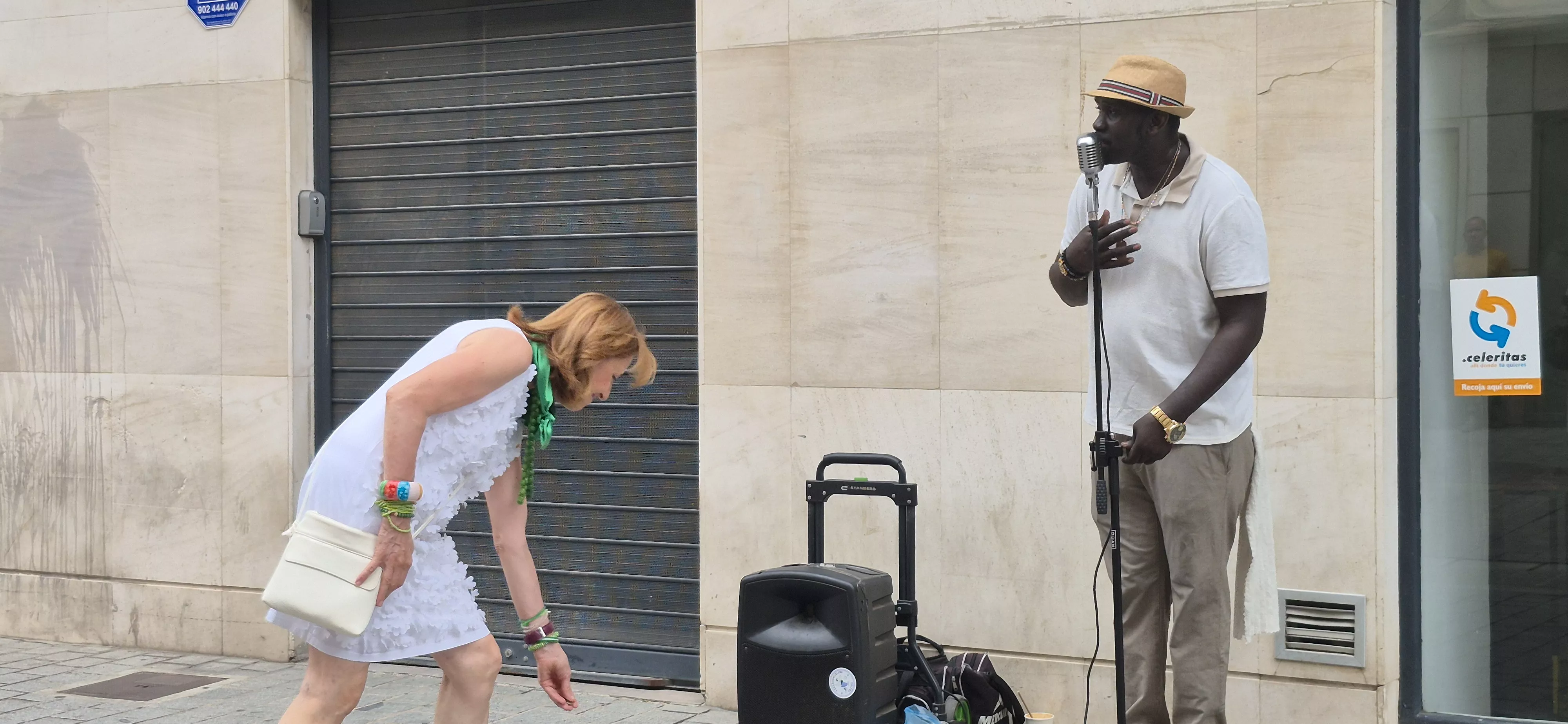 Mamadou Sall, "Big Moon", en San Lorenzo. Foto Myriam Martínez