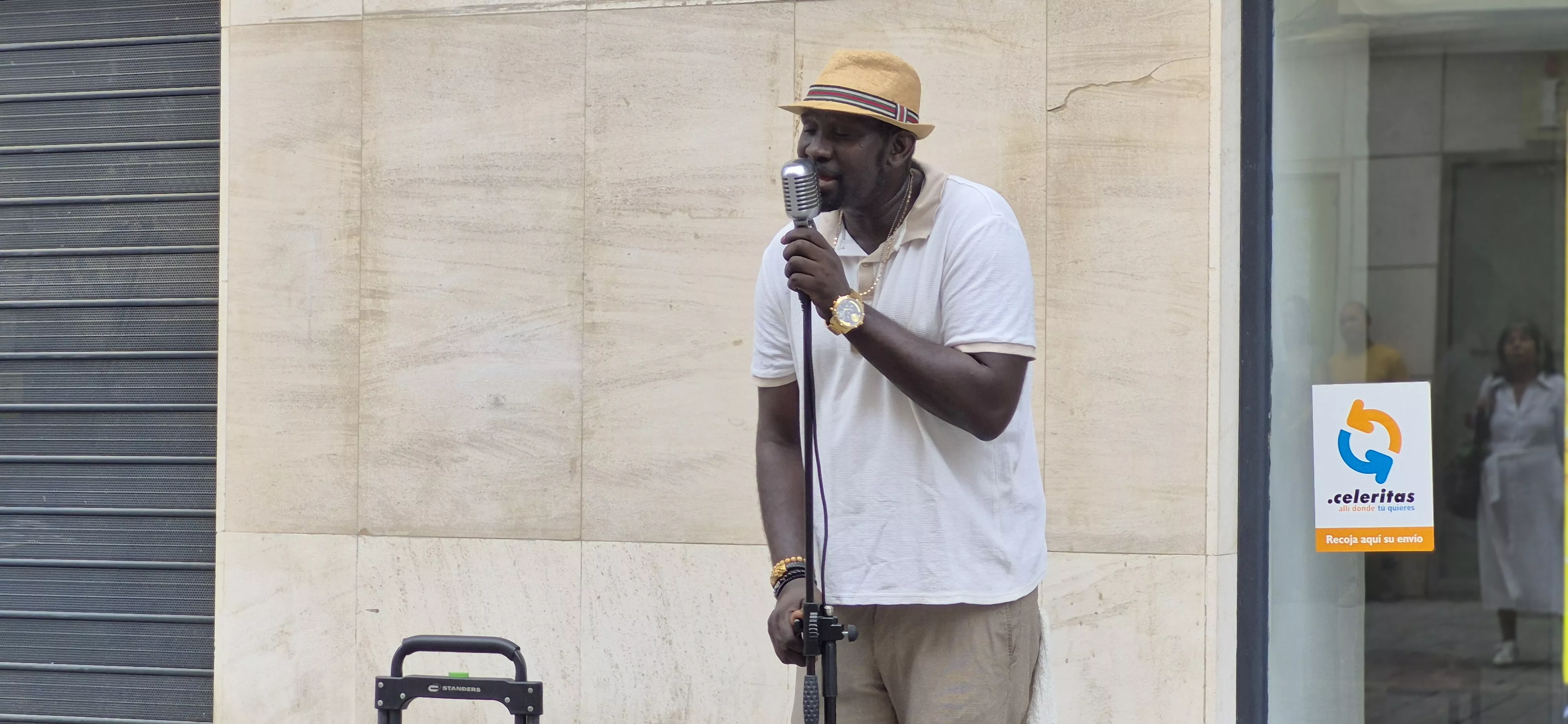 Mamadou Sall, "Big Moon", en San Lorenzo. Foto Myriam Martínez