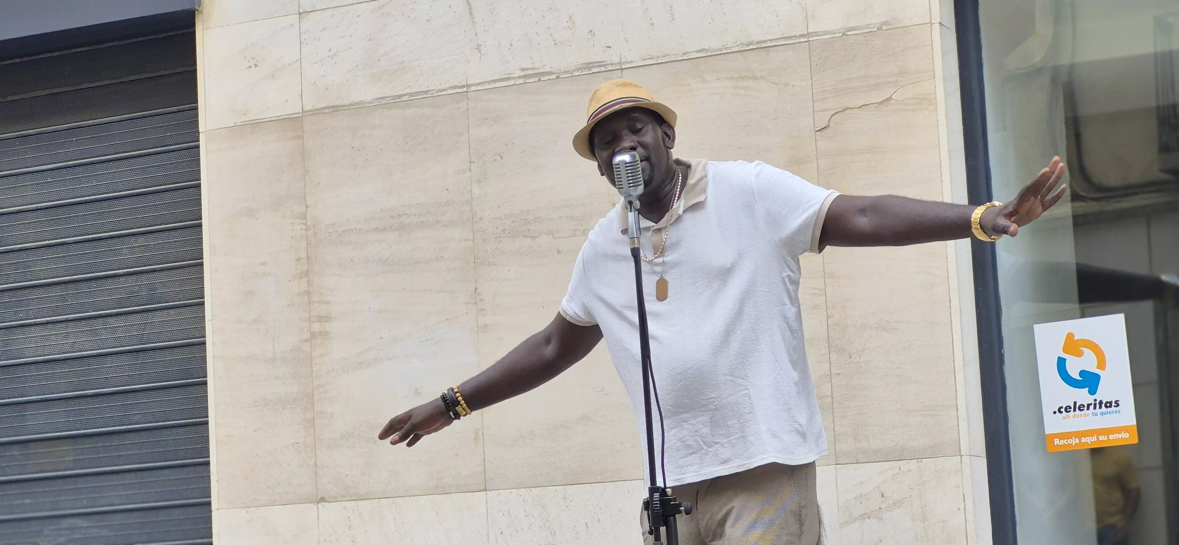 Mamadou Sall, "Big Moon", en San Lorenzo. Foto Myriam Martínez
