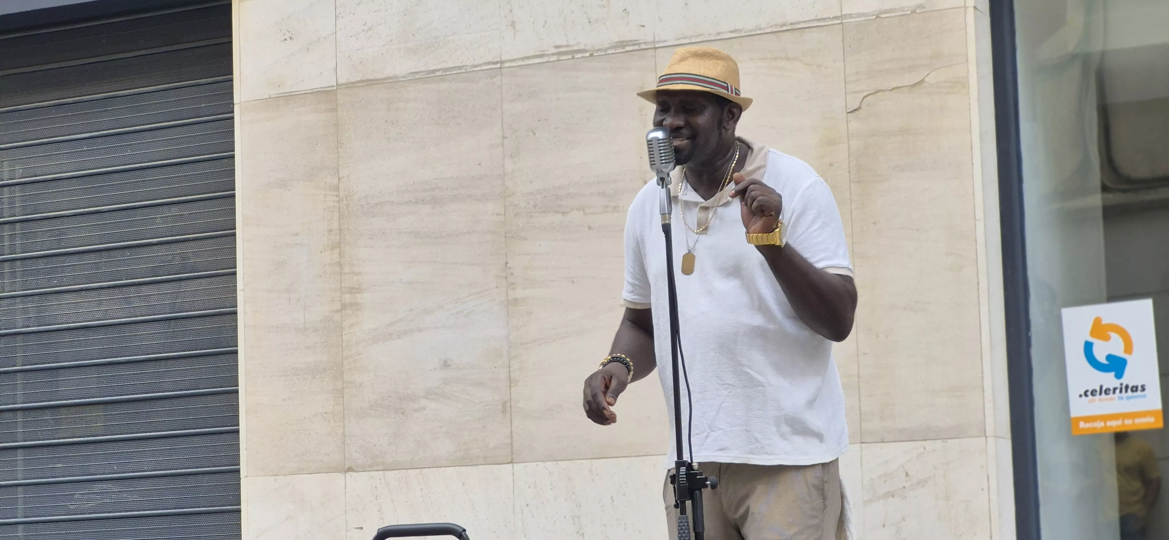 Mamadou Sall, "Big Moon", en San Lorenzo. Foto Myriam Martínez