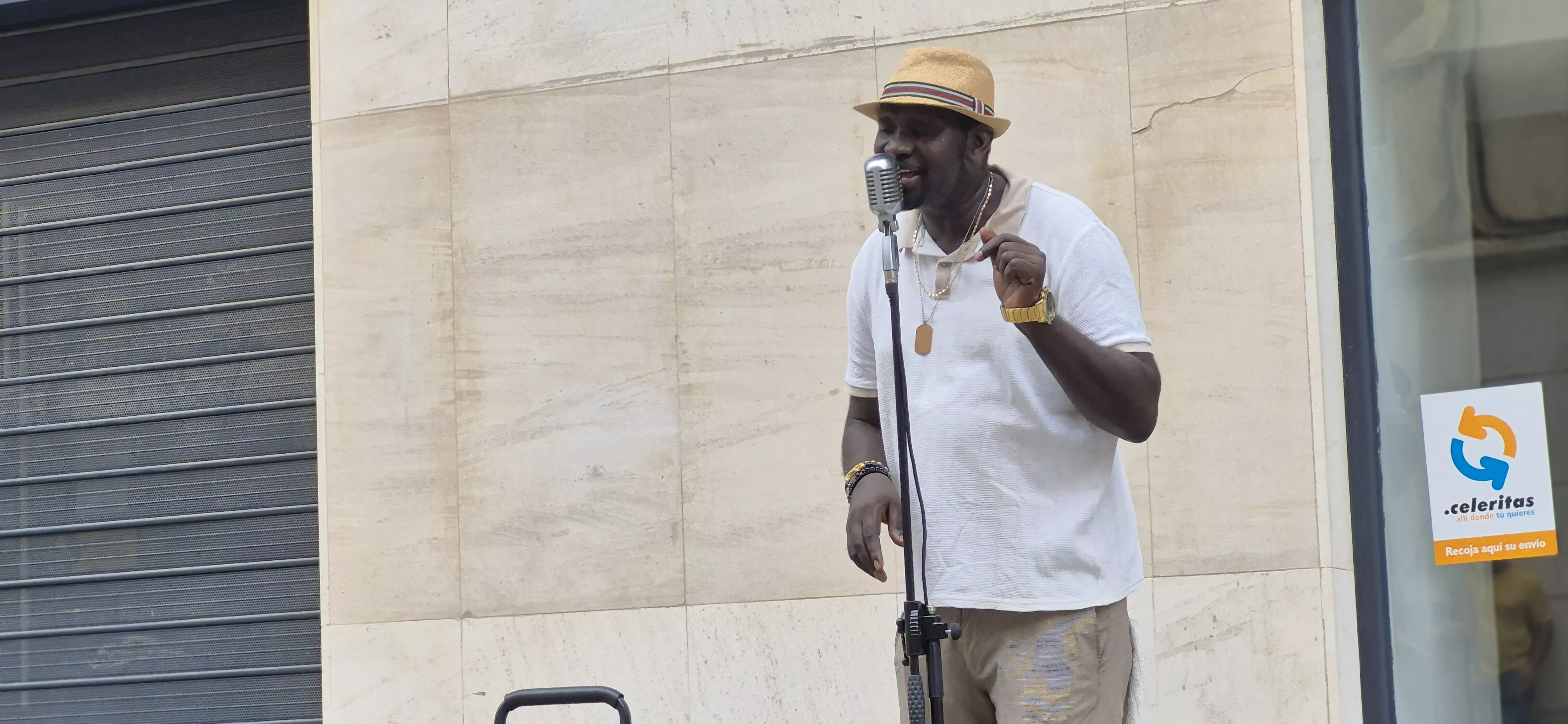 Mamadou Sall, "Big Moon", en San Lorenzo. Foto Myriam Martínez