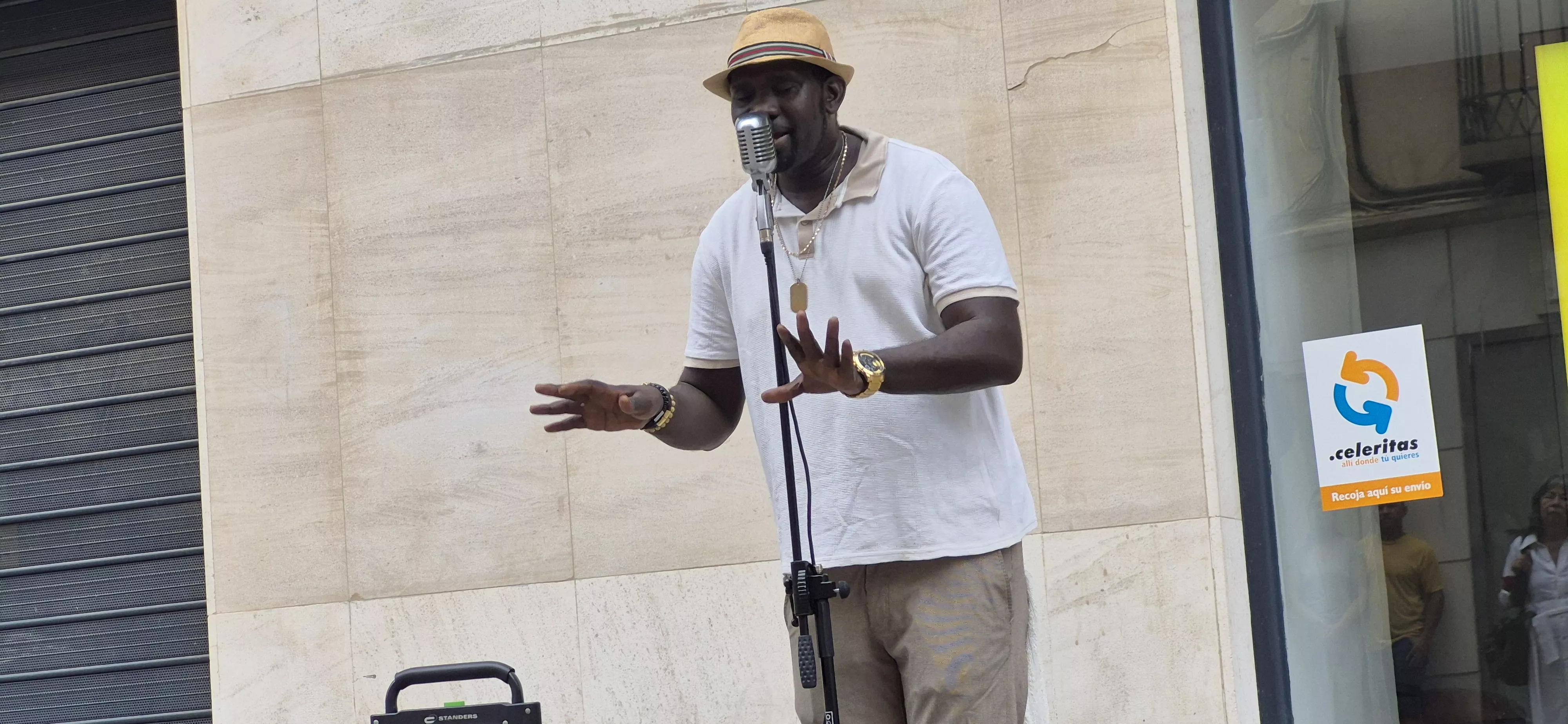 Mamadou Sall, "Big Moon", en San Lorenzo. Foto Myriam Martínez