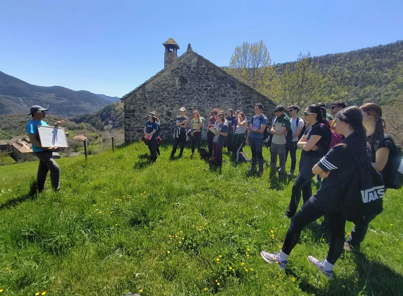 Salida práctica al Valle de Broto del grado de Ciencias Ambientales.