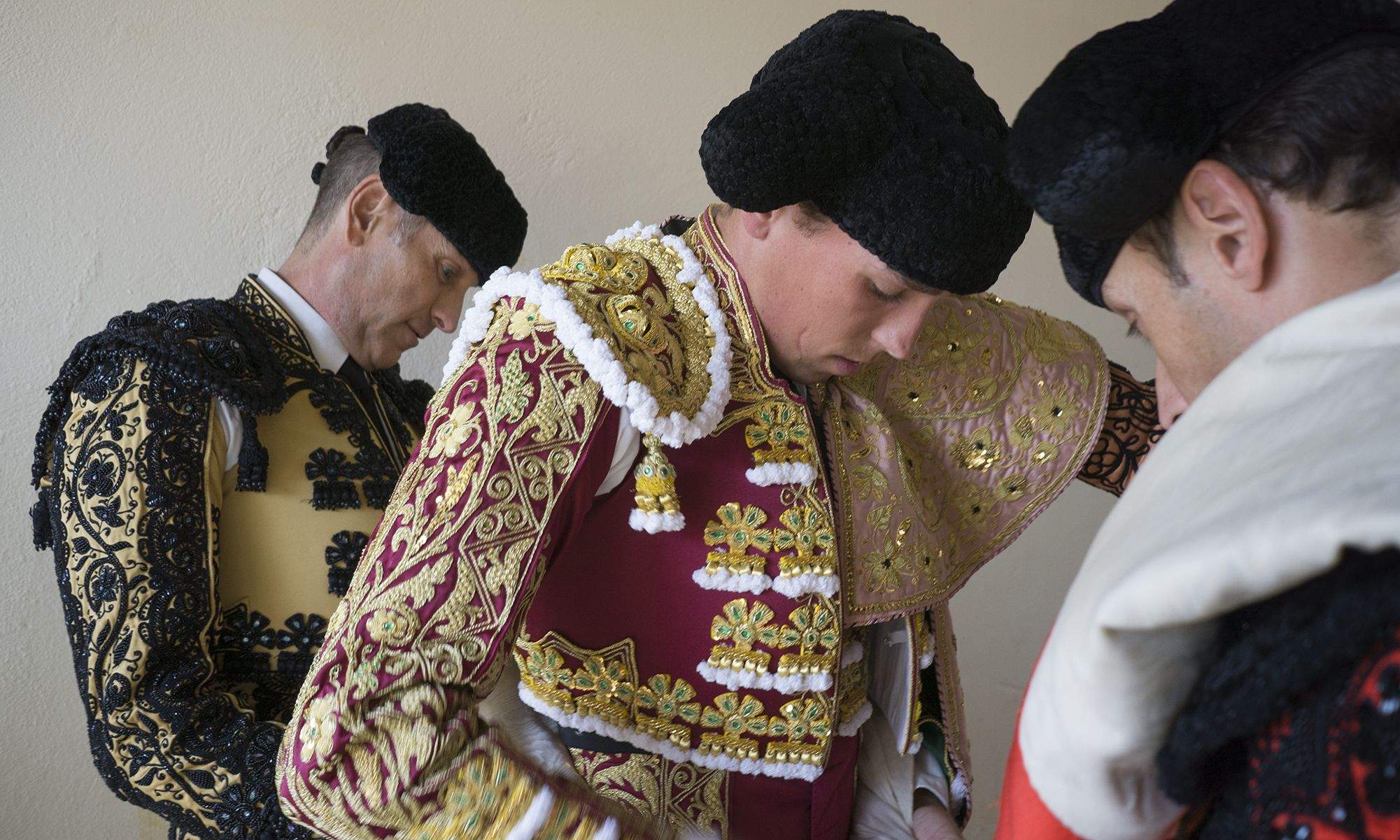 Ginés en el patio de cuadrillas. Foto Jacques Valat 
