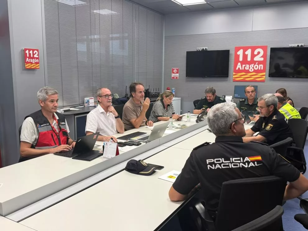 Reunión del Cecopi donde se ha decidido la vuelta de los vecinos de siete núcleos