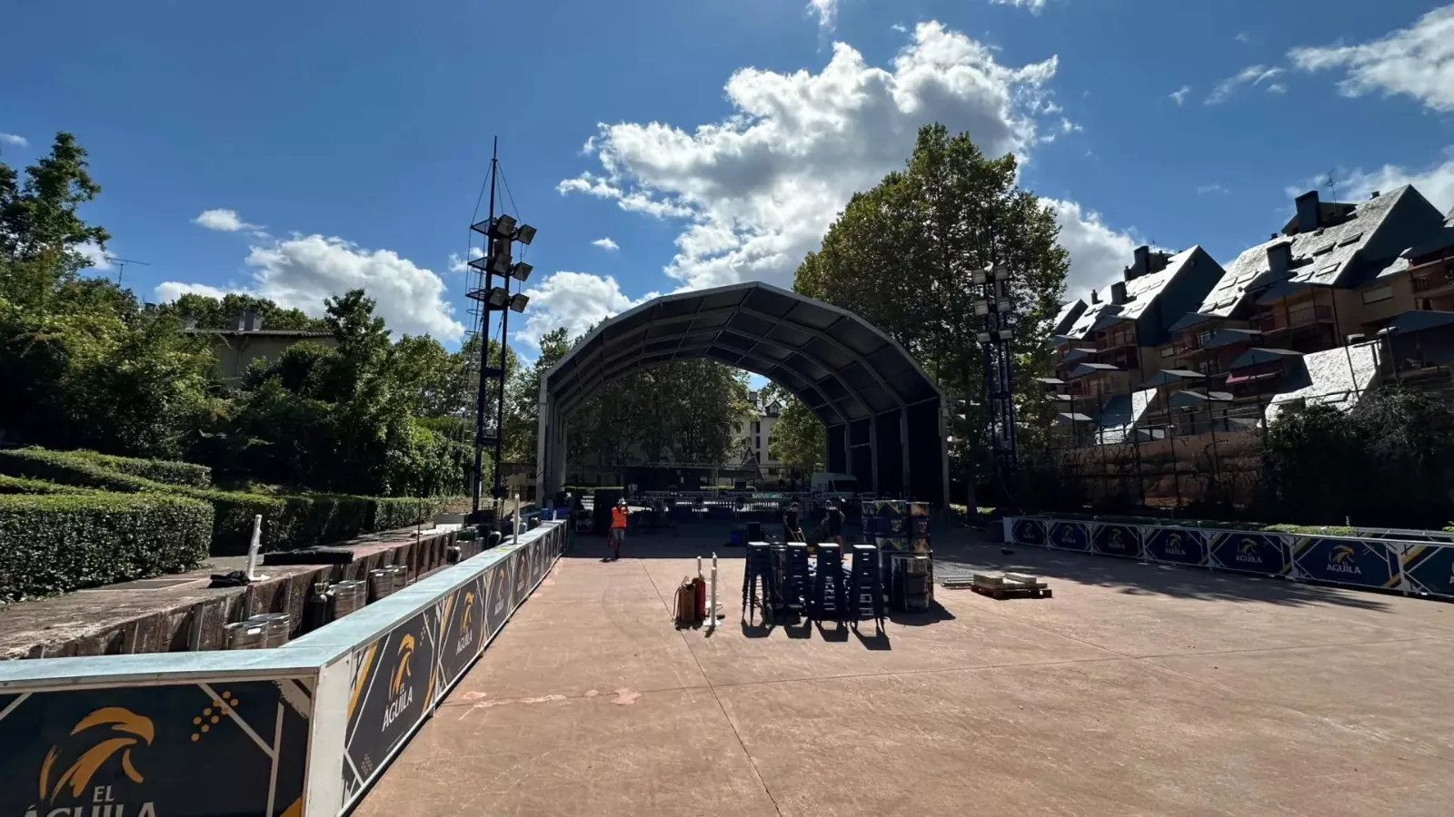Preparativos para el Fiestón del Verano de Jaca