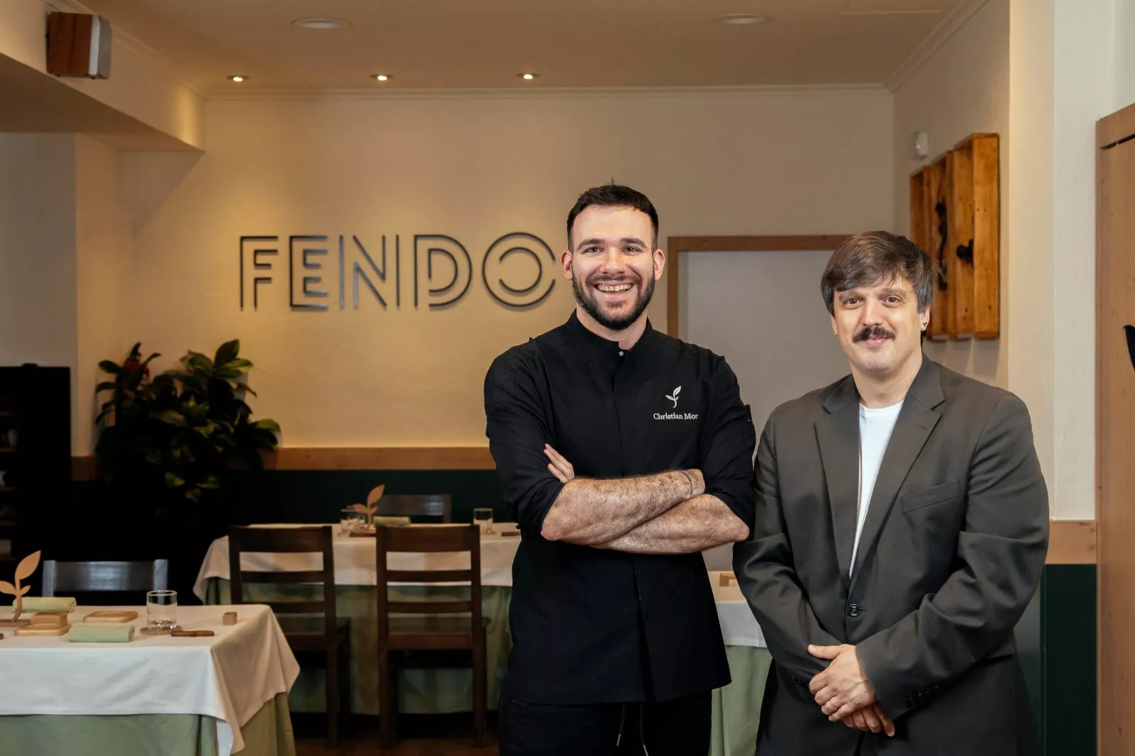 Christian Mor y Eneko Silva, artífices del Fendo, recomendado por la Guía Michelín