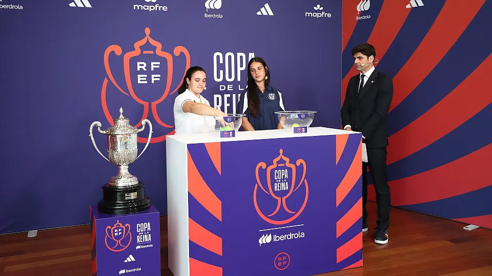 Sorteo de la Copa de la Reina. Habrá derbi aragonés femenino en la primera eliminatoria de la Copa de la Reina. Foto: RFEF.
