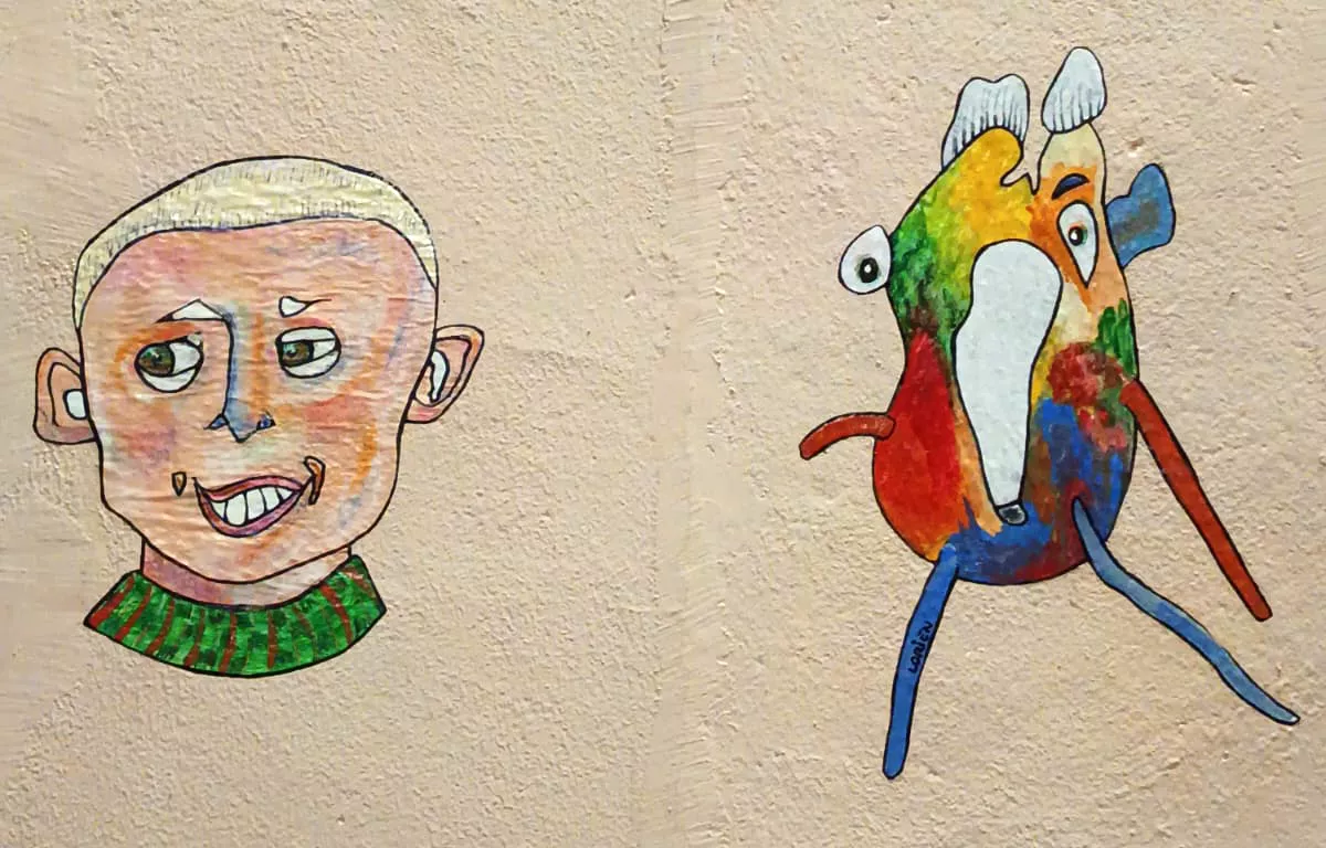 Arte urbano en Loscorrales.