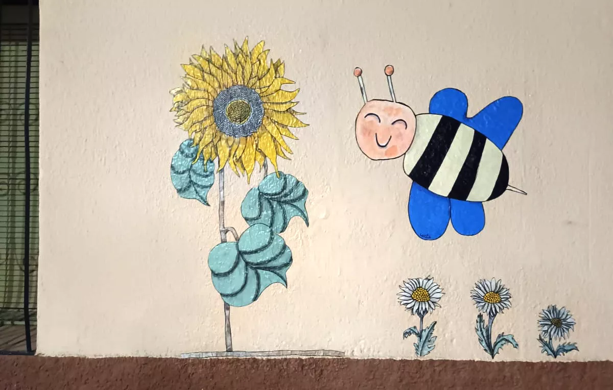 Arte urbano en Loscorrales.