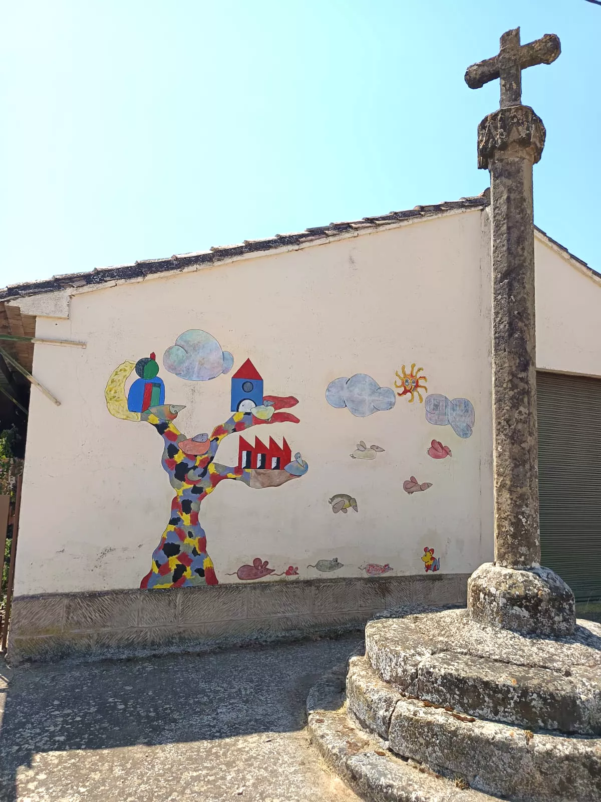 Arte urbano en Loscorrales.