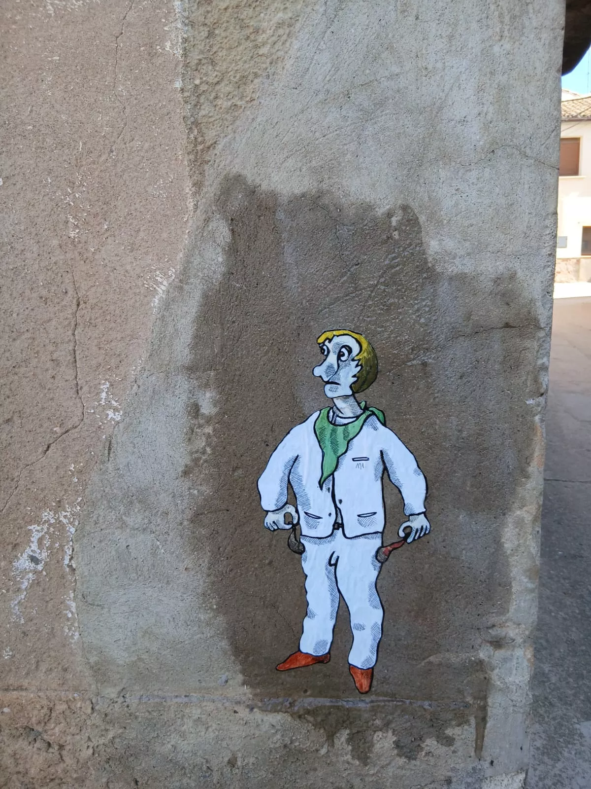 Arte urbano en Loscorrales.