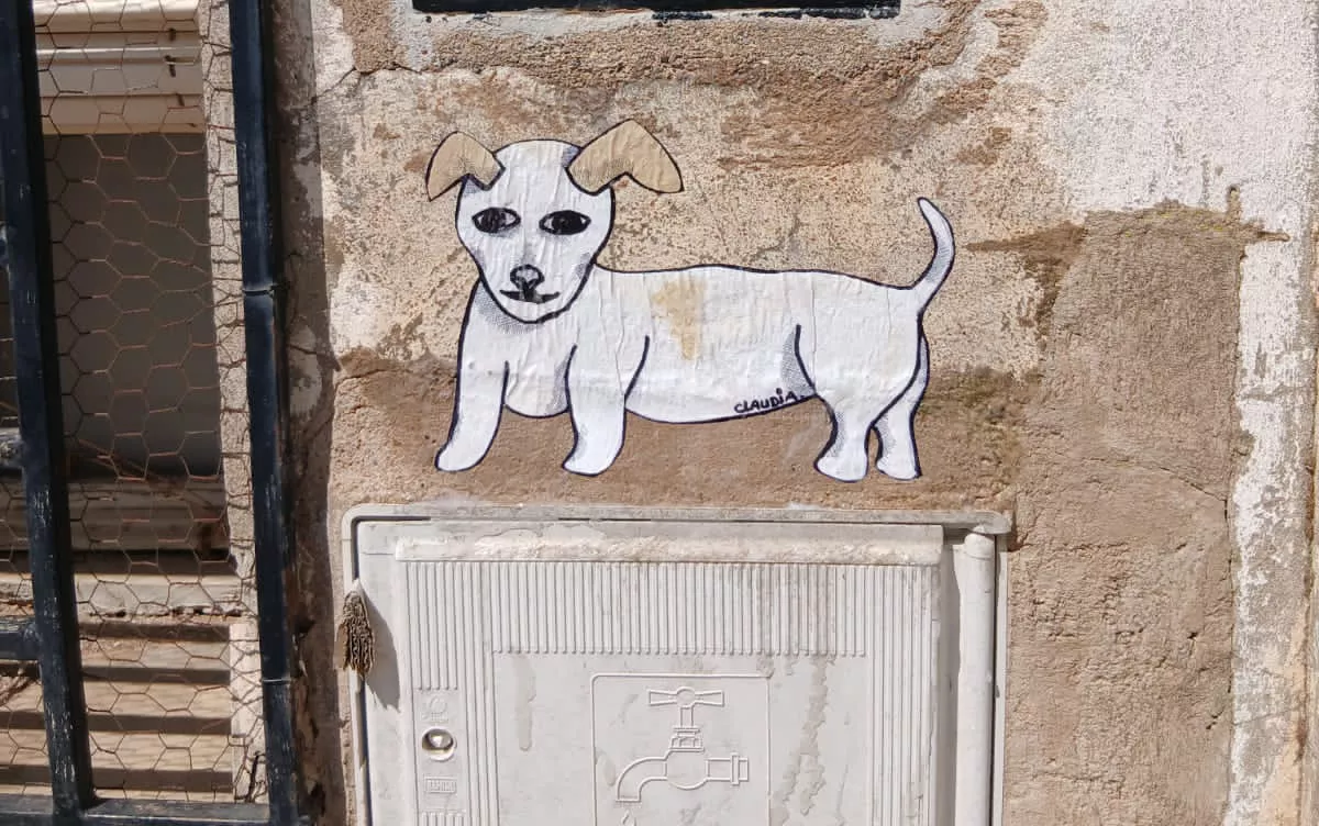 Arte urbano en Loscorrales.