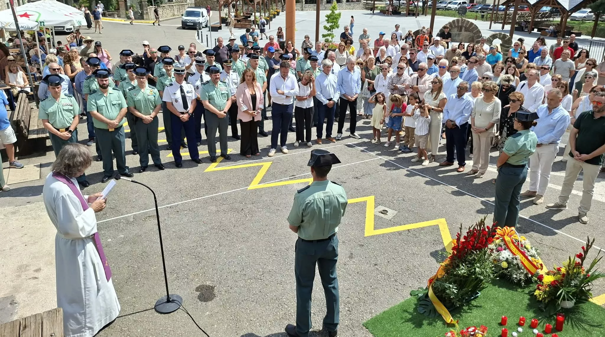 Sallent de Gállego mantiene viva la memoria de Irene y José Ángel 26 años después del atentado de ETA.