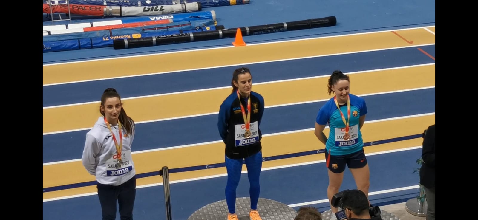 Campeonato de España Sub-20 de pista cubierta. Elena Guiu, plata en 60 lisos.