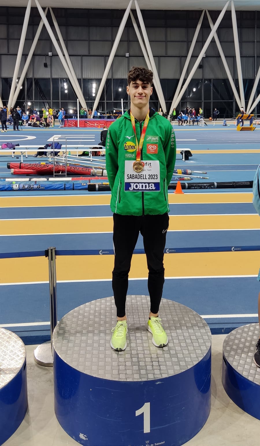 Campeonato de España Sub-20 de pista cubierta. Raúl Martín, oro en altura