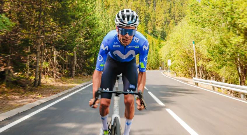 Jorge Arcas, corredor de Movistar. Foto: Instagram @arcas92