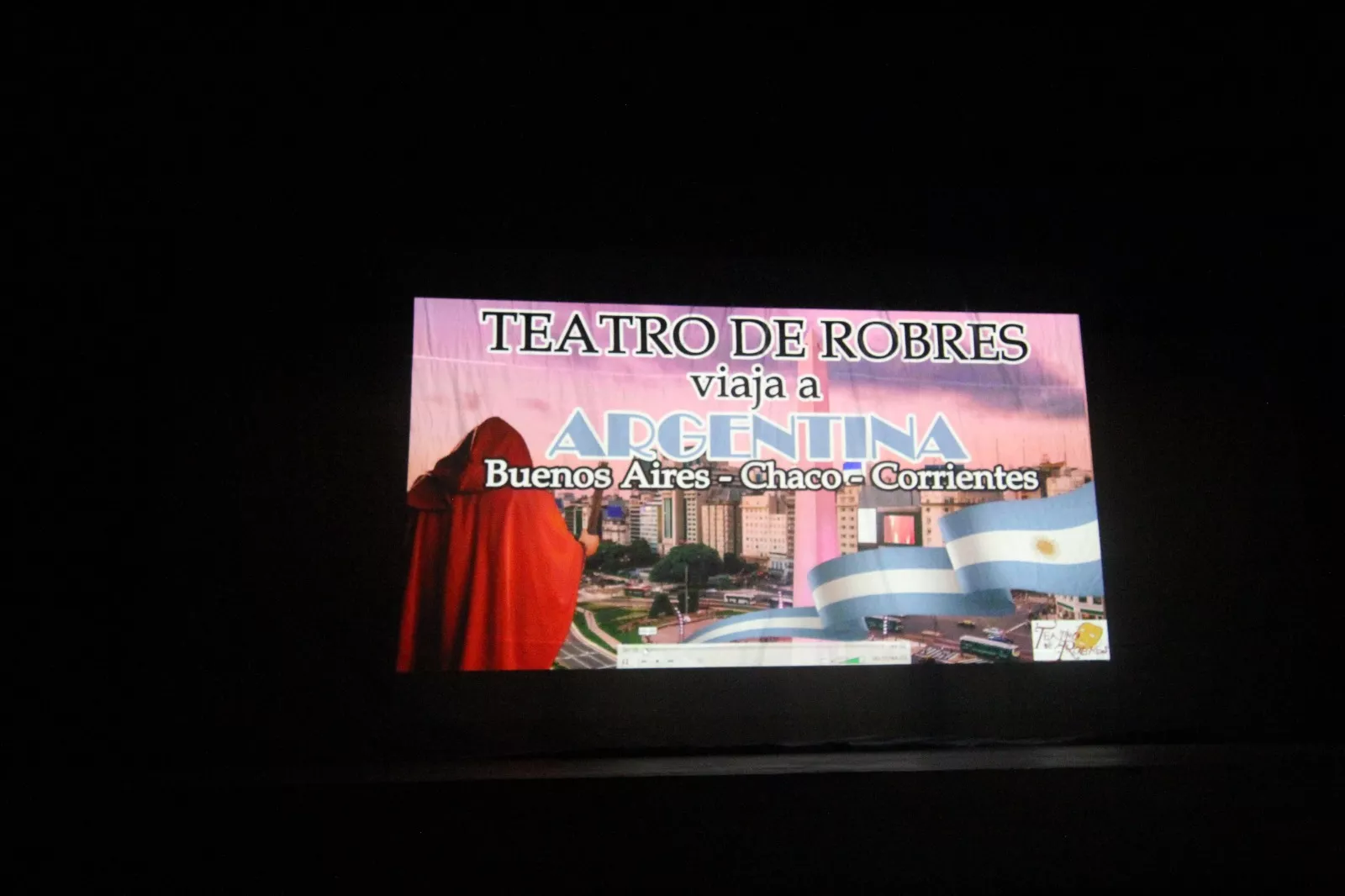 El Teatro de Robres presenta el documental acerca de su gira argentina. Foto Carlos Neofato