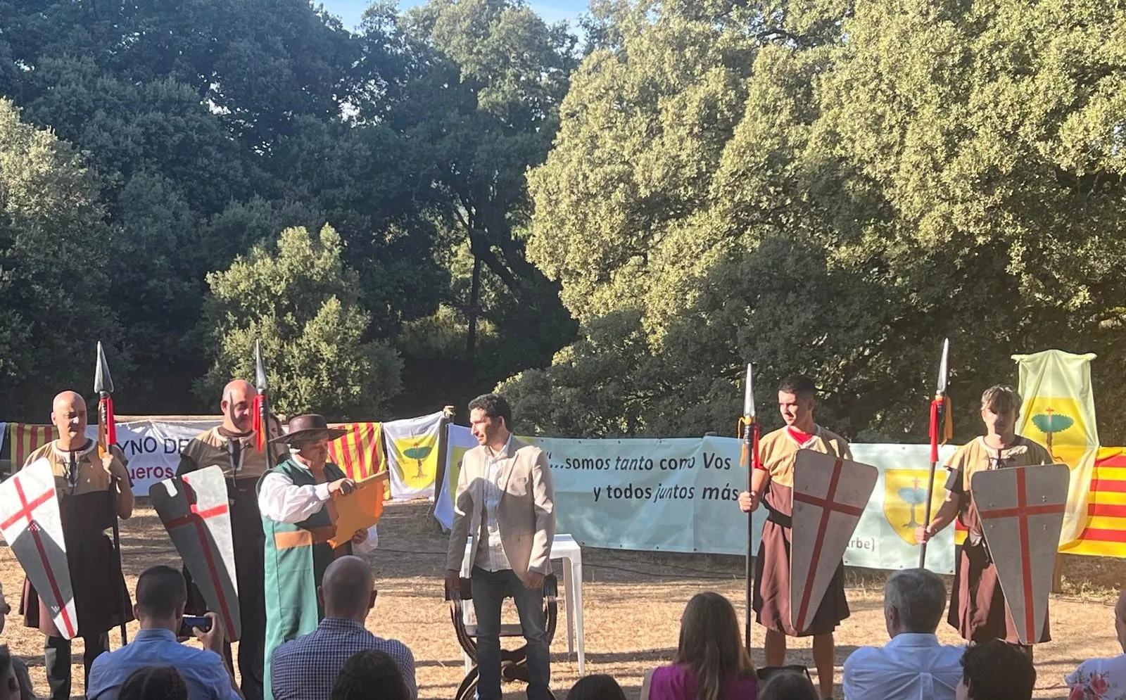 Juramento de los Fueros de Sobrarbe en Lecina