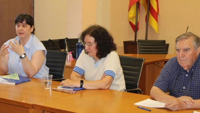 Presentación en el alón de plenos del Ayuntamiento de Tamarite de Litera Presentación en el alón de plenos del Ayuntamiento de Tamarite de Litera