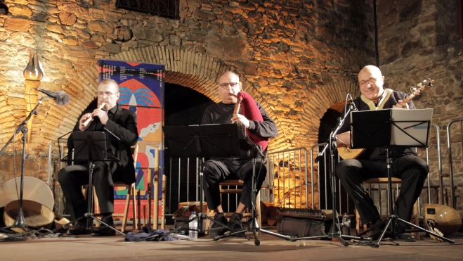 Actuación de Capella de Ministrers en la Ciudadela de Jaca. Actuación de Capella de Ministrers en la Ciudadela de Jaca.