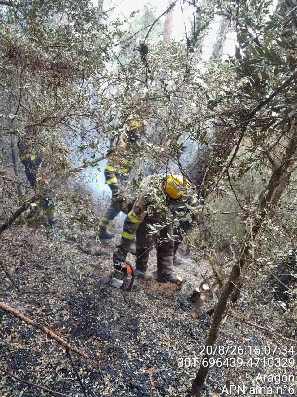 El convenio de los bomberos forestales de Aragón, entre 24.513 y 19.529 euros en 2026