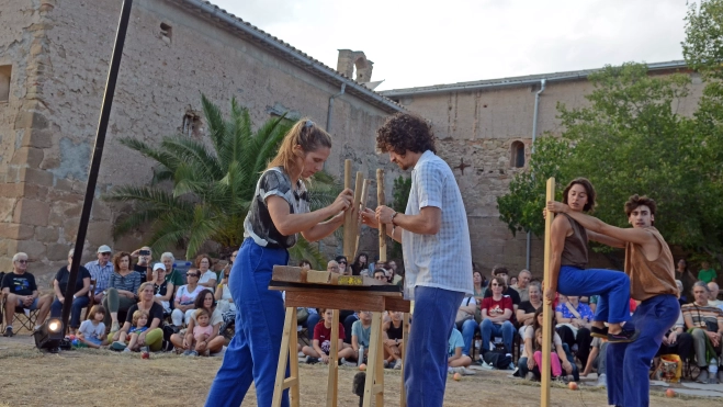Los cuatro circenses vascos, en La Ganza Los cuatro circenses vascos, en La Ganza