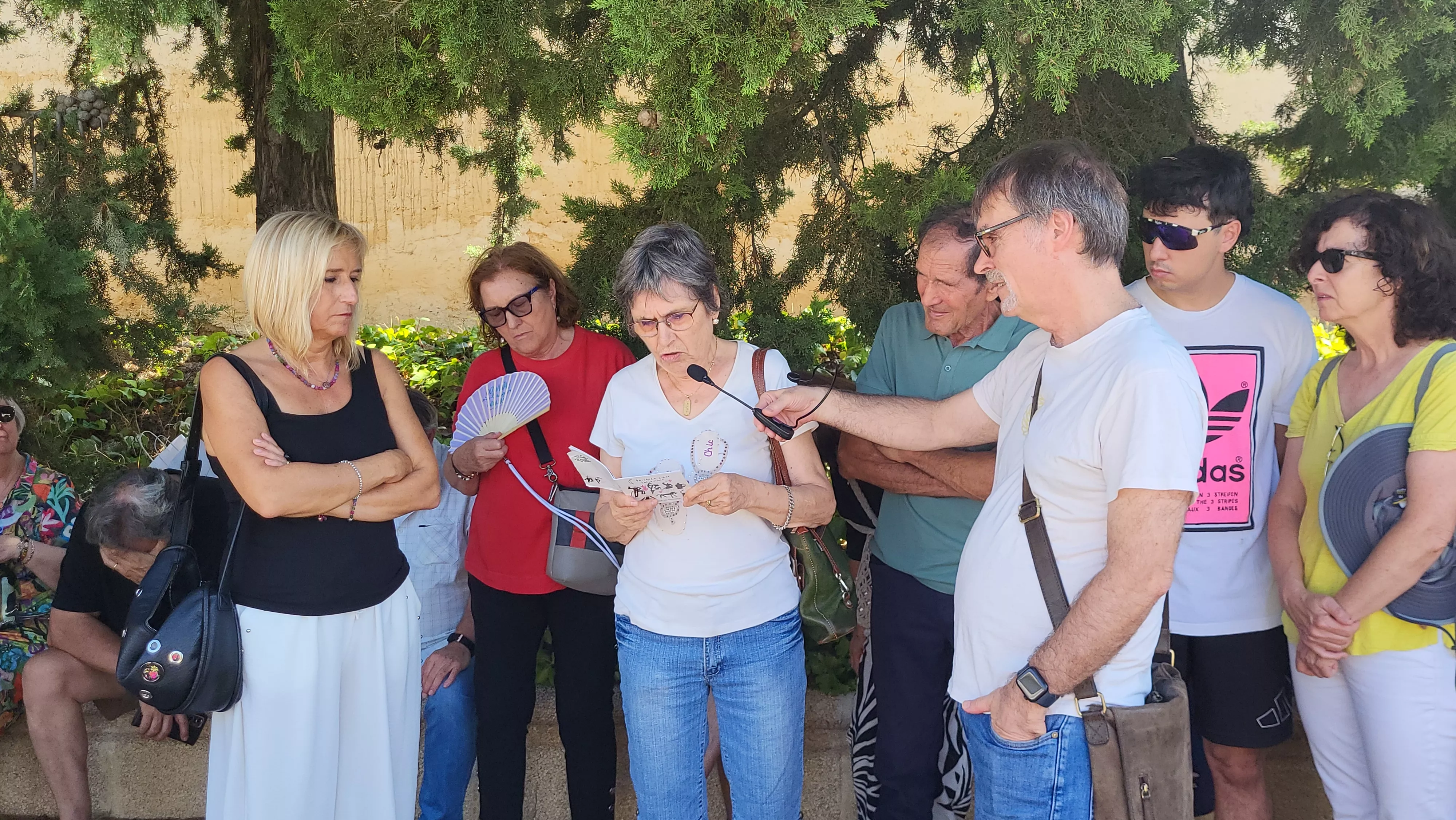 Acto en recuerdo del 90 aniversario de los fusilamientos del 23 de agosto de 1936 en Huesca. Foto Mercedes Manterola