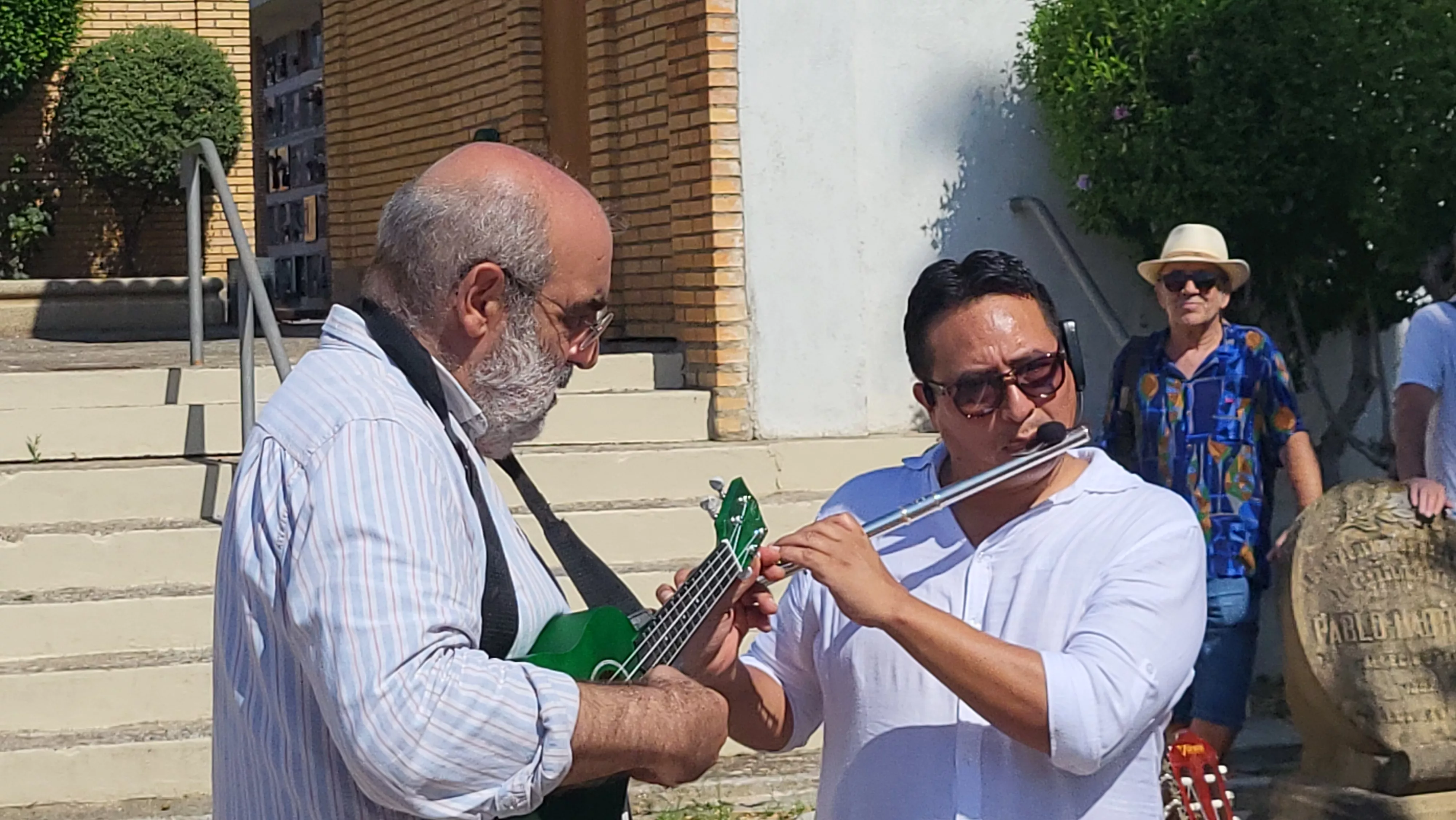 Acto en recuerdo del 90 aniversario de los fusilamientos del 23 de agosto de 1936 en Huesca. Foto Mercedes Manterola