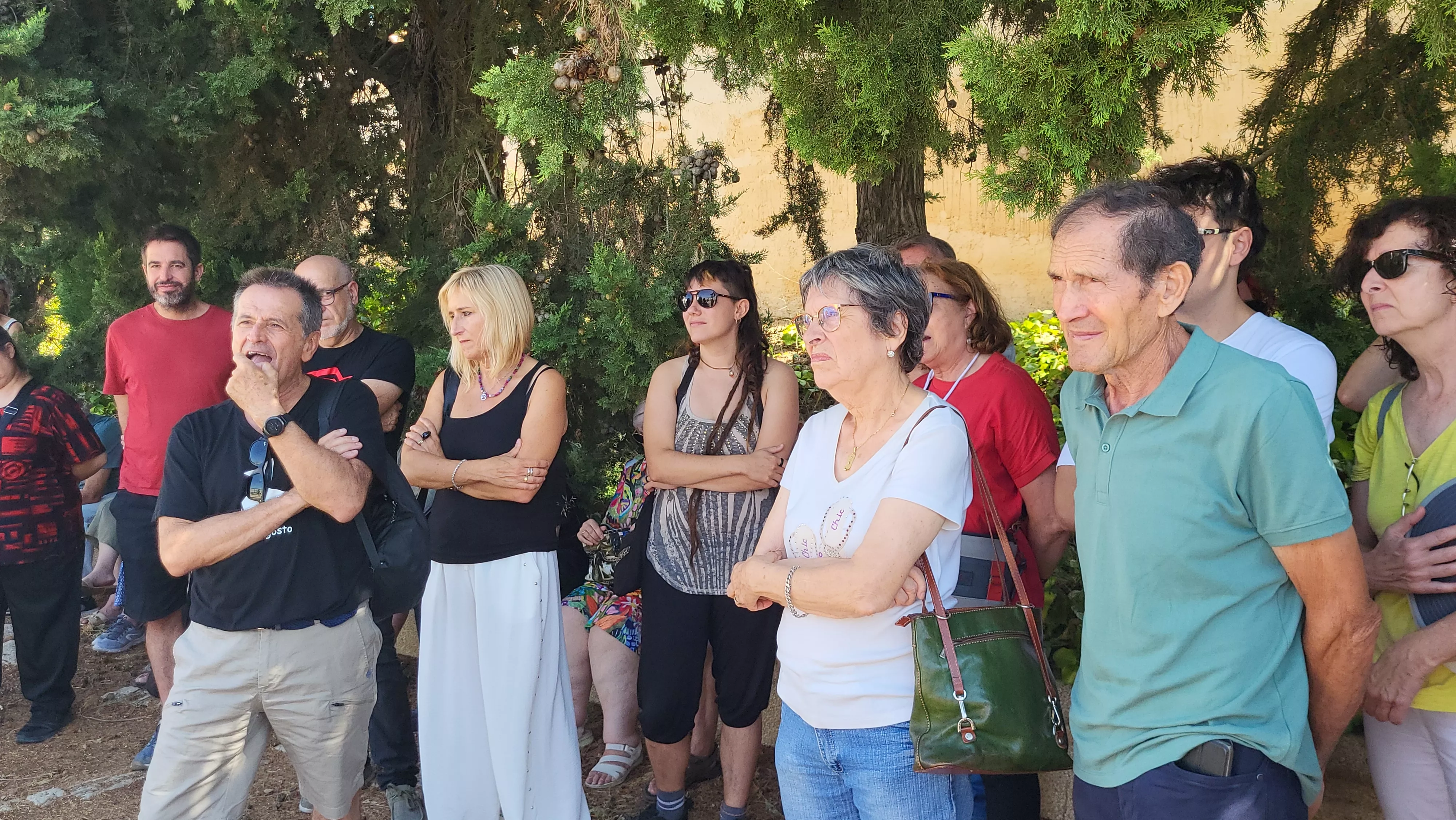 Acto en recuerdo del 90 aniversario de los fusilamientos del 23 de agosto de 1936 en Huesca. Foto Mercedes Manterola