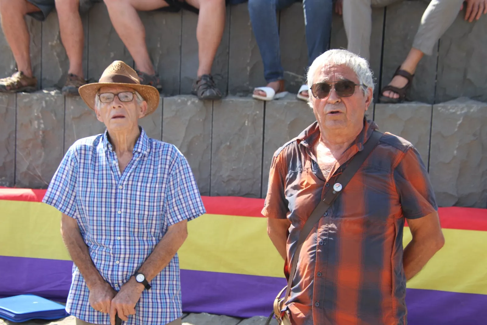 Homenaje y ofrenda floral del Círculo Republicano de Huesca a las personas asesinadas hace noventa años. Foro Carlos Neofato