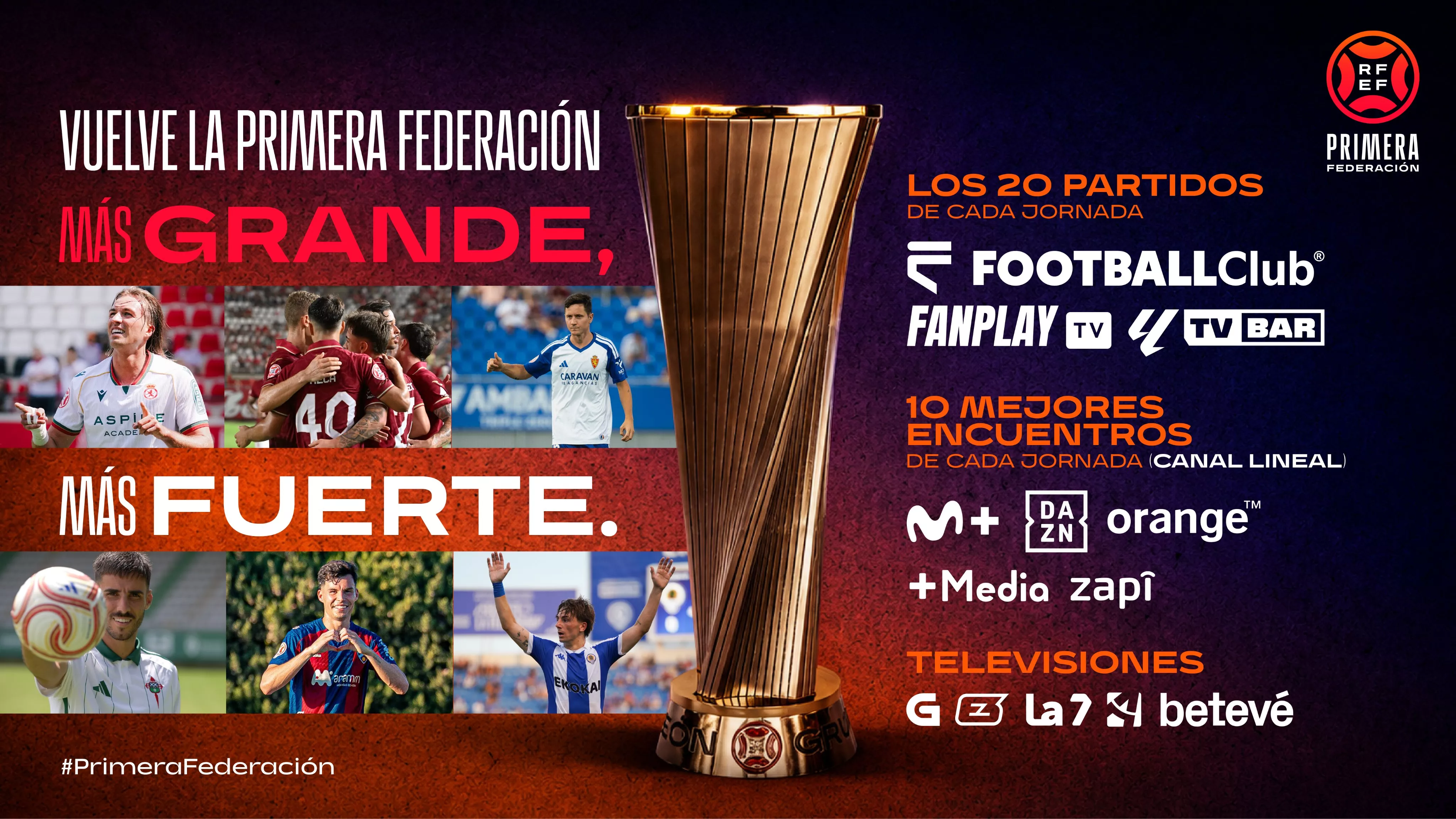 Aragón TV retransmitirá cada semana un partido de Primera RFEF